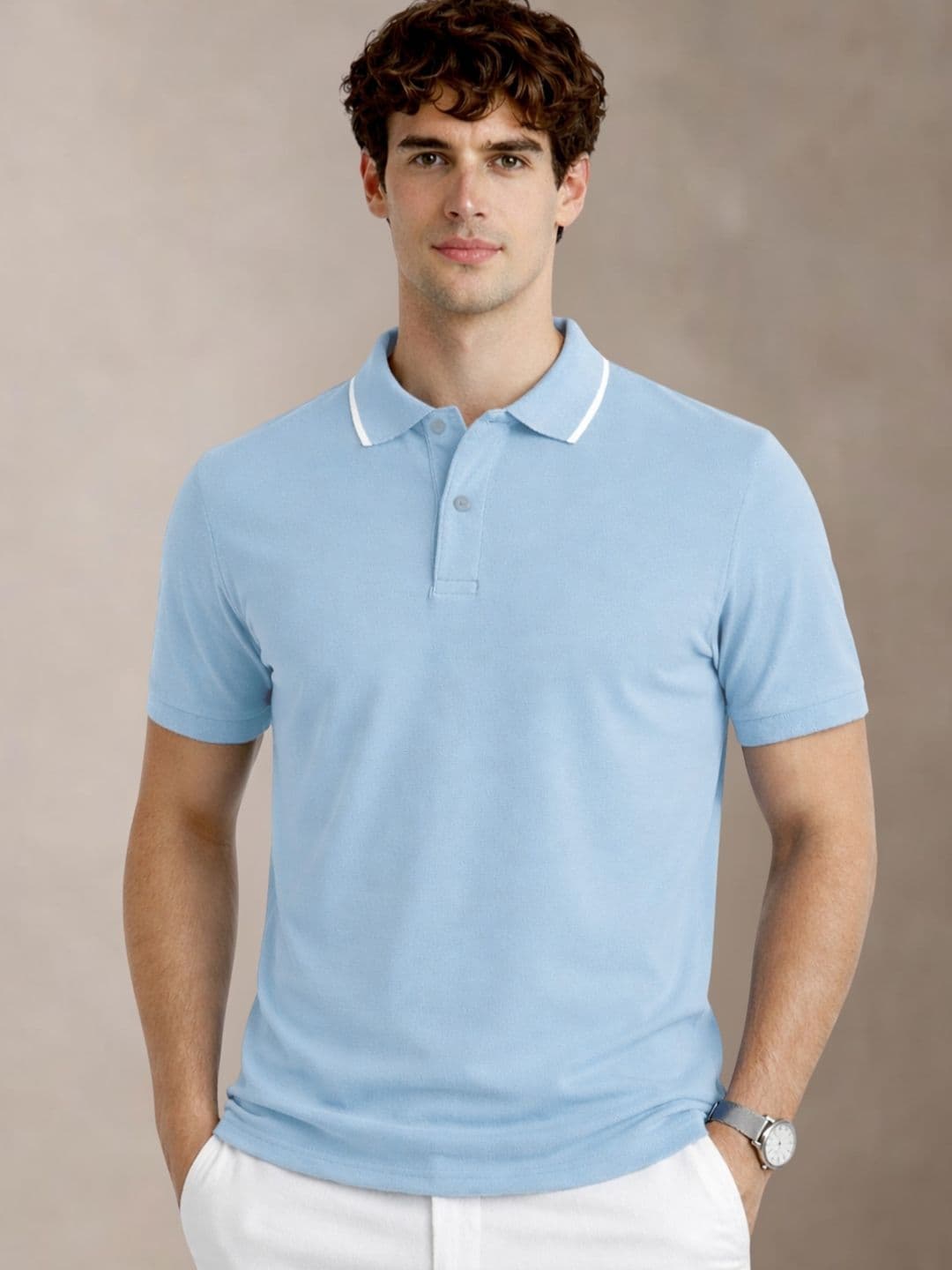 ADRO Men Polo Collar T-shirt - view 1