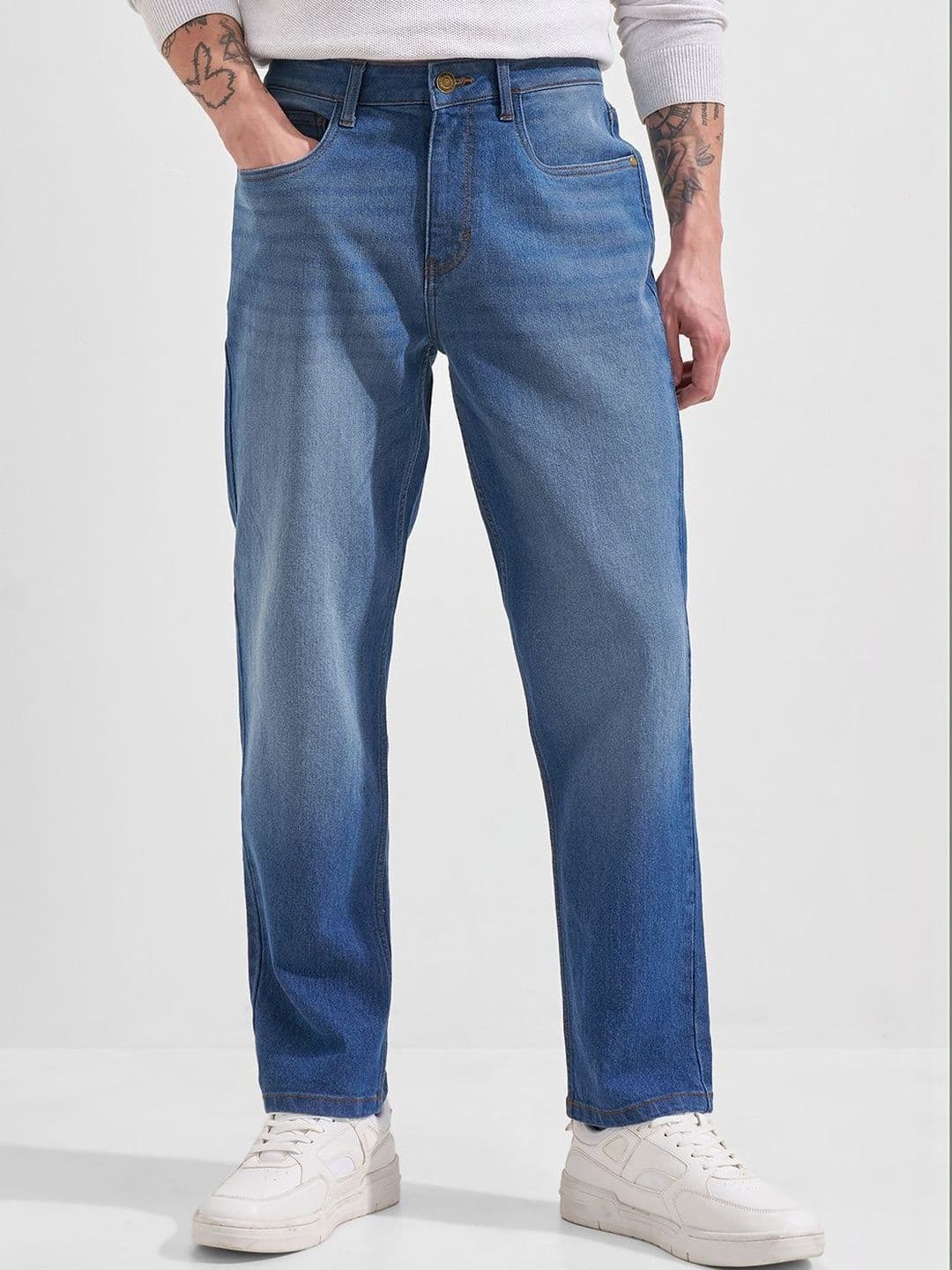 HIGHLANDER Men Regular Fit Mid-Rise Stretchable Jeans - view 1