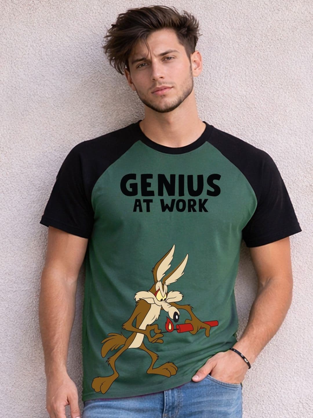Kook N Keech Men half sleeve Looney Tunes printed T-shirt - view 1