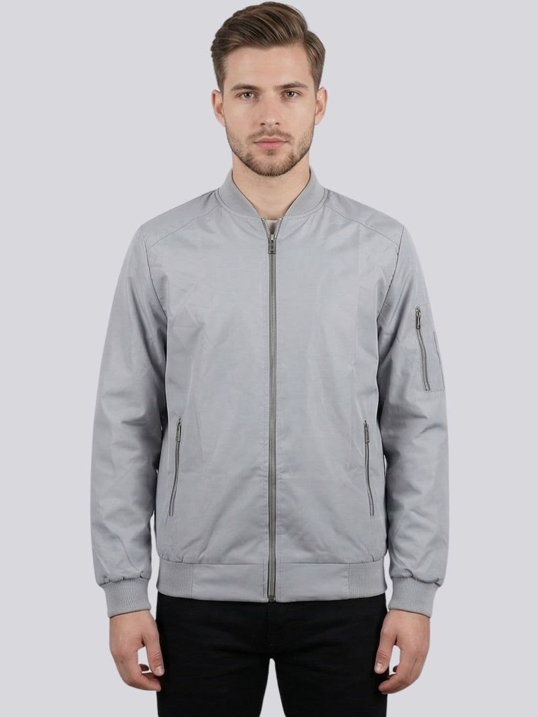 CARABA Men Lightweight Bomber Jacket - view 1