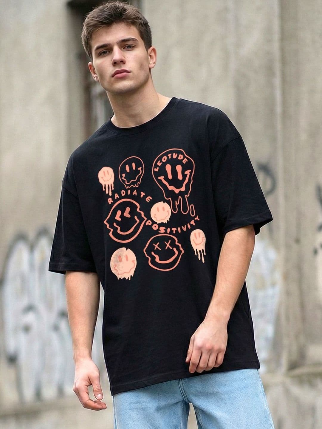 Leotude Men Typography Printed T-shirt - view 1