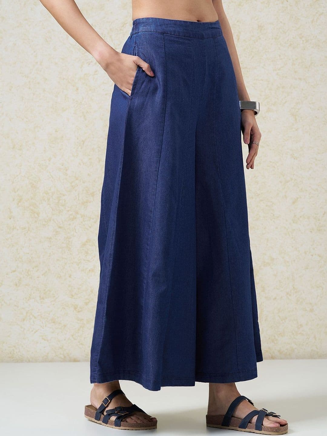 RANGMANCH BY PANTALOONS Women Flared Palazzos - view 1