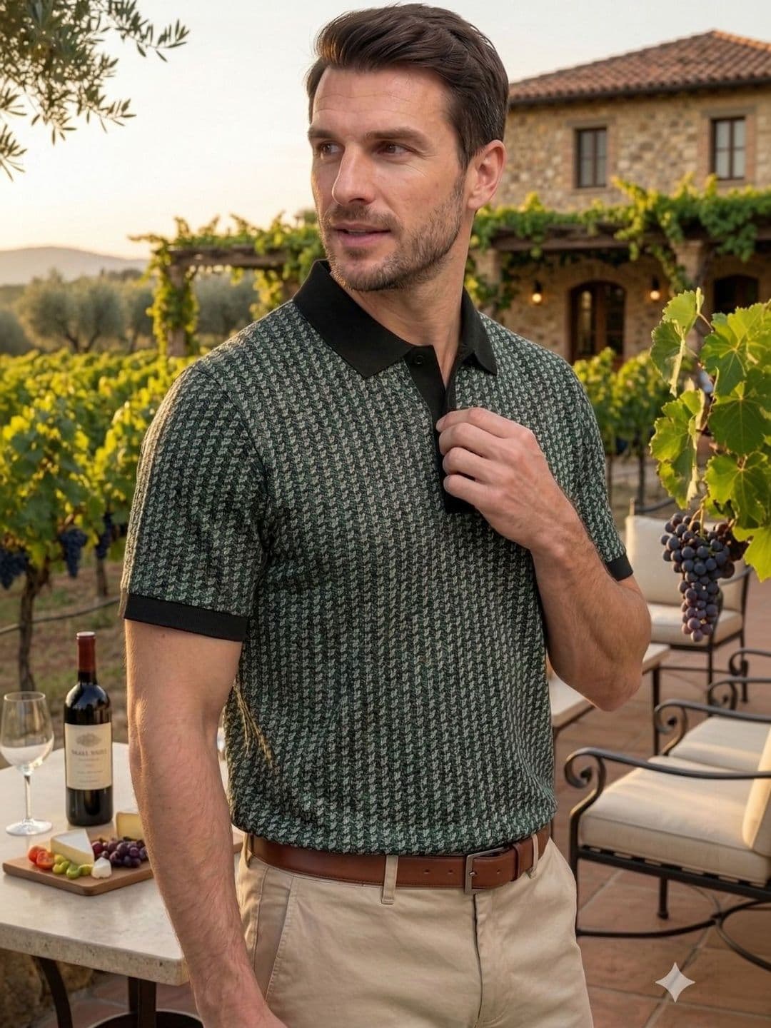 Raves Men Polo Collar Bio Finish T-shirt - view 1