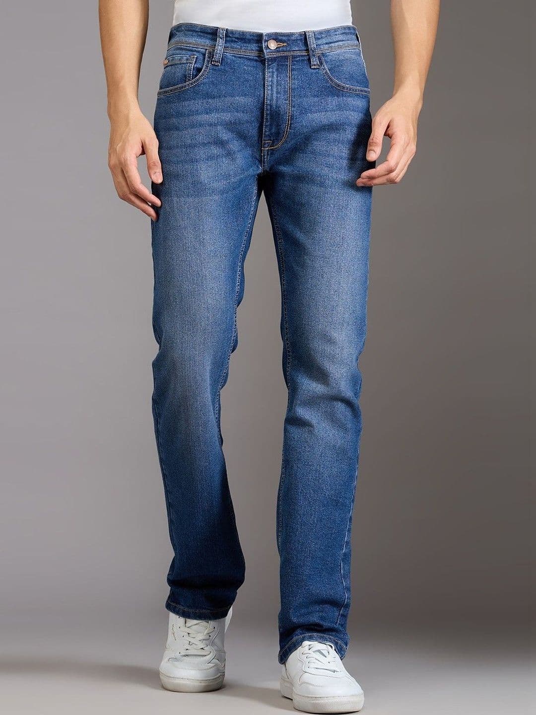 Pepe Jeans Men Holborne Straight Fit Mid-Rise Stretchable Jeans - view 1