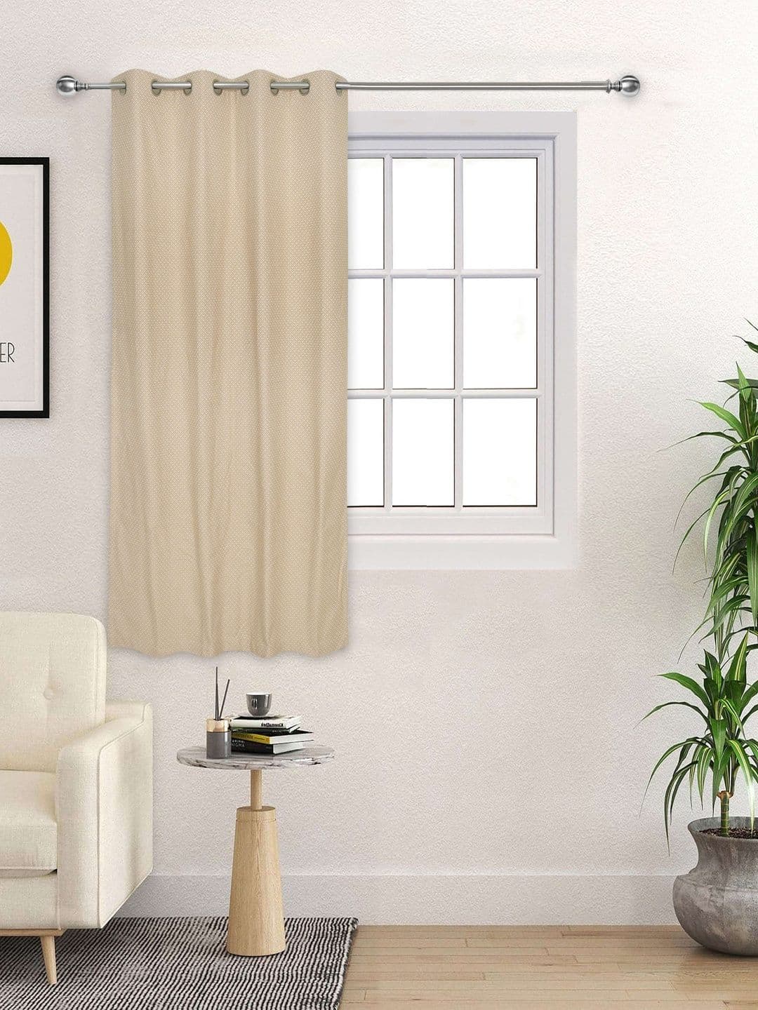 Saral Home Beige Room Darkening Curtains and Sheers - view 1