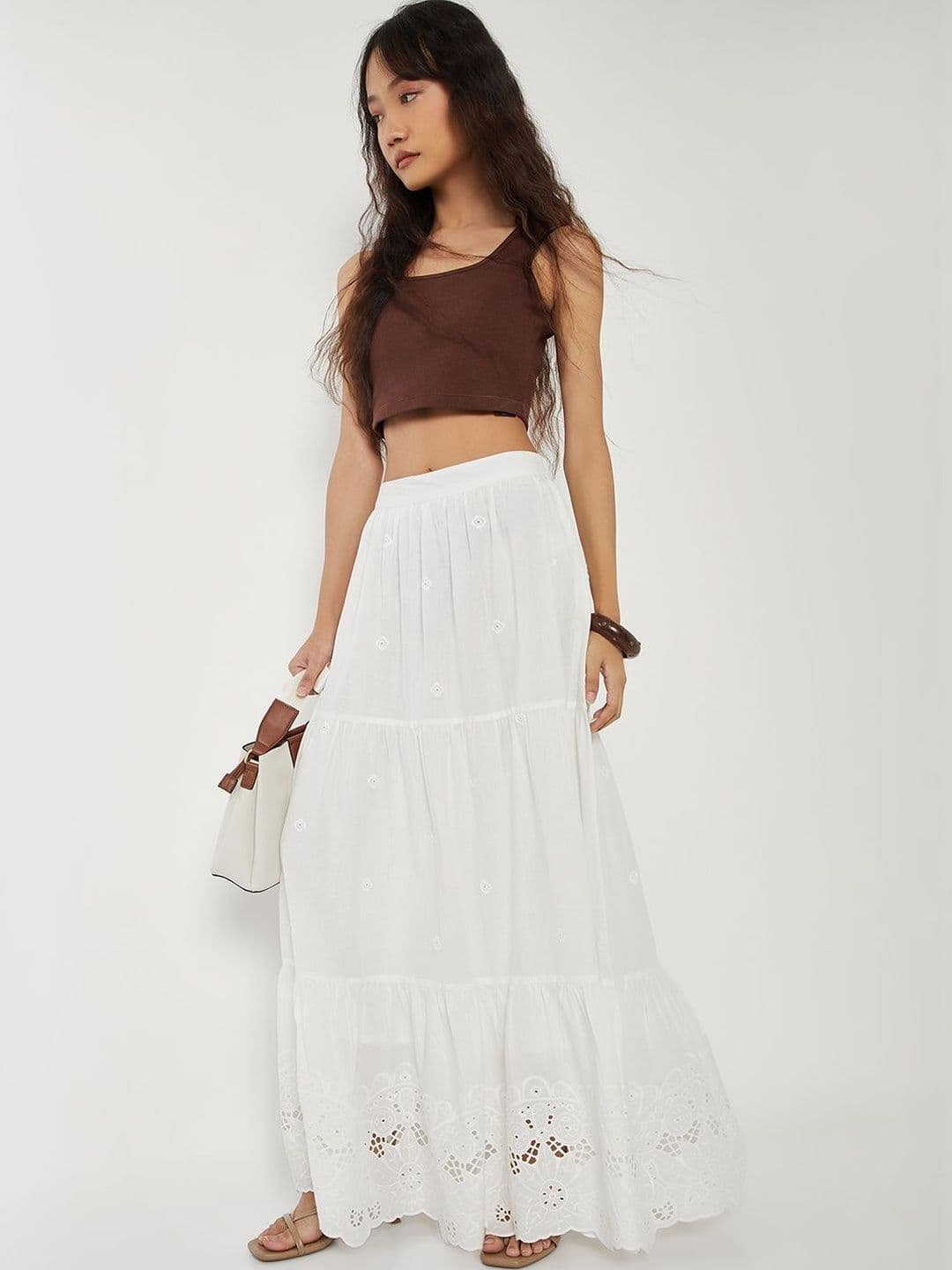 max Women Pure Cotton Blend Skirts - view 1