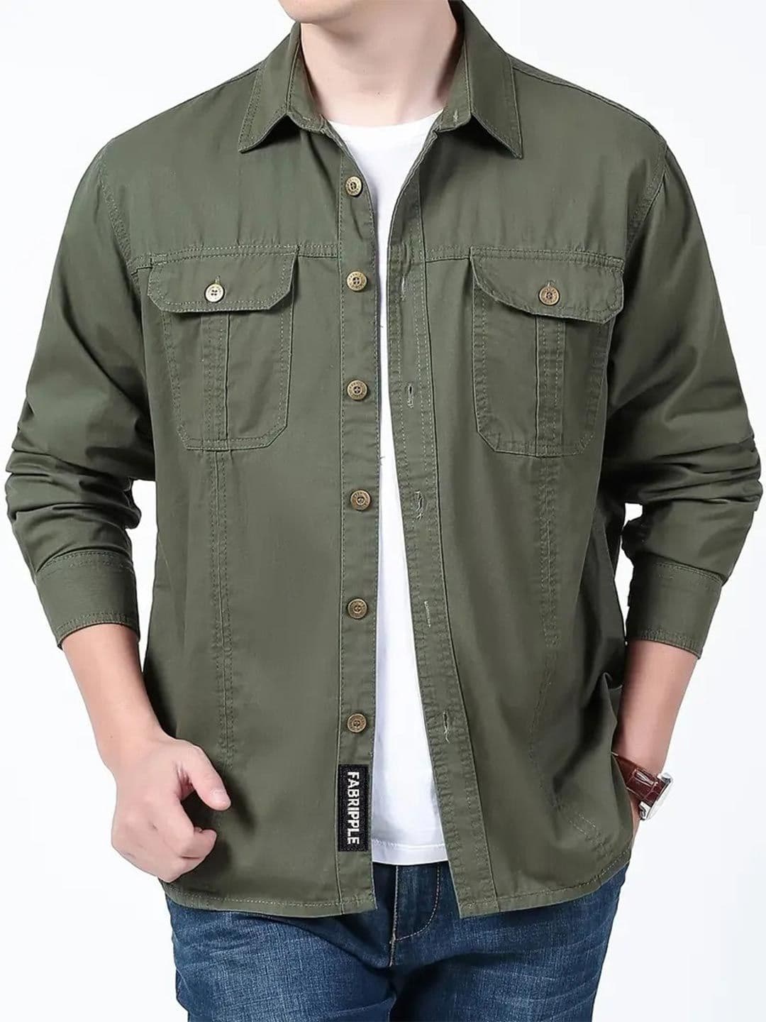 FABRIPPLE Men Classic Casual Shirt - view 1