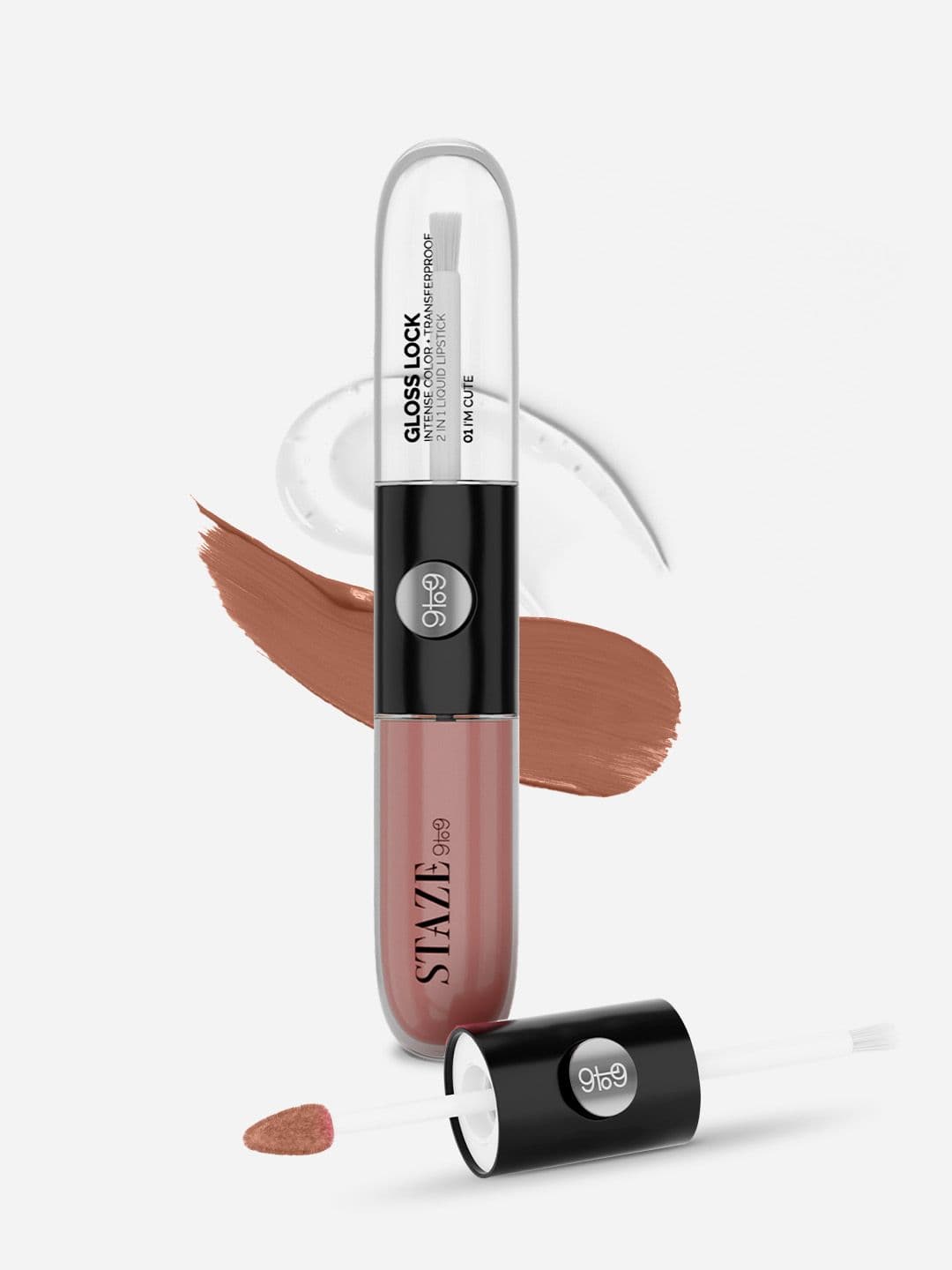 STAZE 9to9 Gloss Lock 2-in-1 Liquid Lipstick 7 g - I'm Happy 05 - view 1