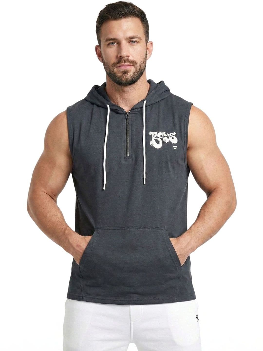 R.Code by The Roadster Life Co. Men Printed Hooded T-shirt - view 1