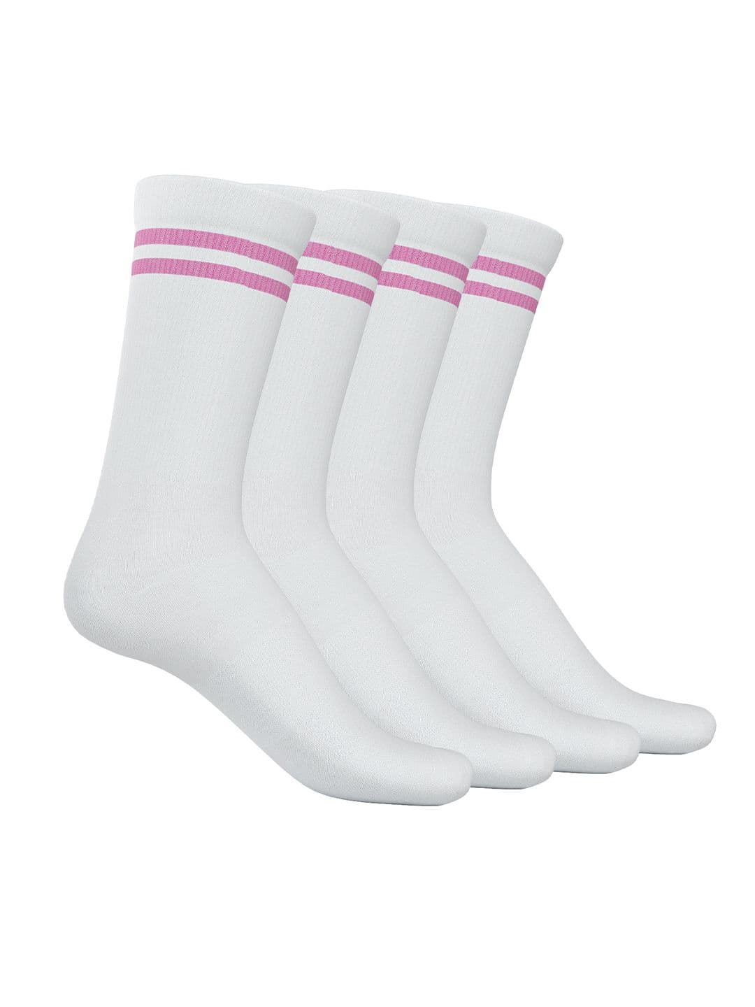 TalkingSox Unisex Pack Of 4 Striped Bamboo Crew-Length Socks - view 1