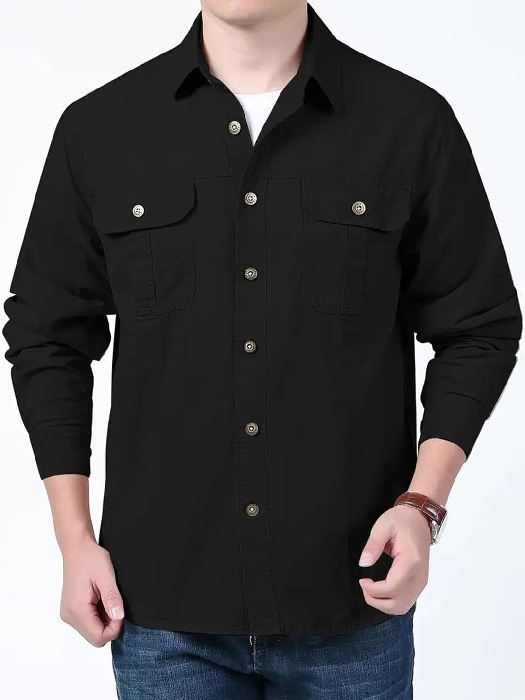 FABRIPPLE Men Classic Casual Shirt - view 1