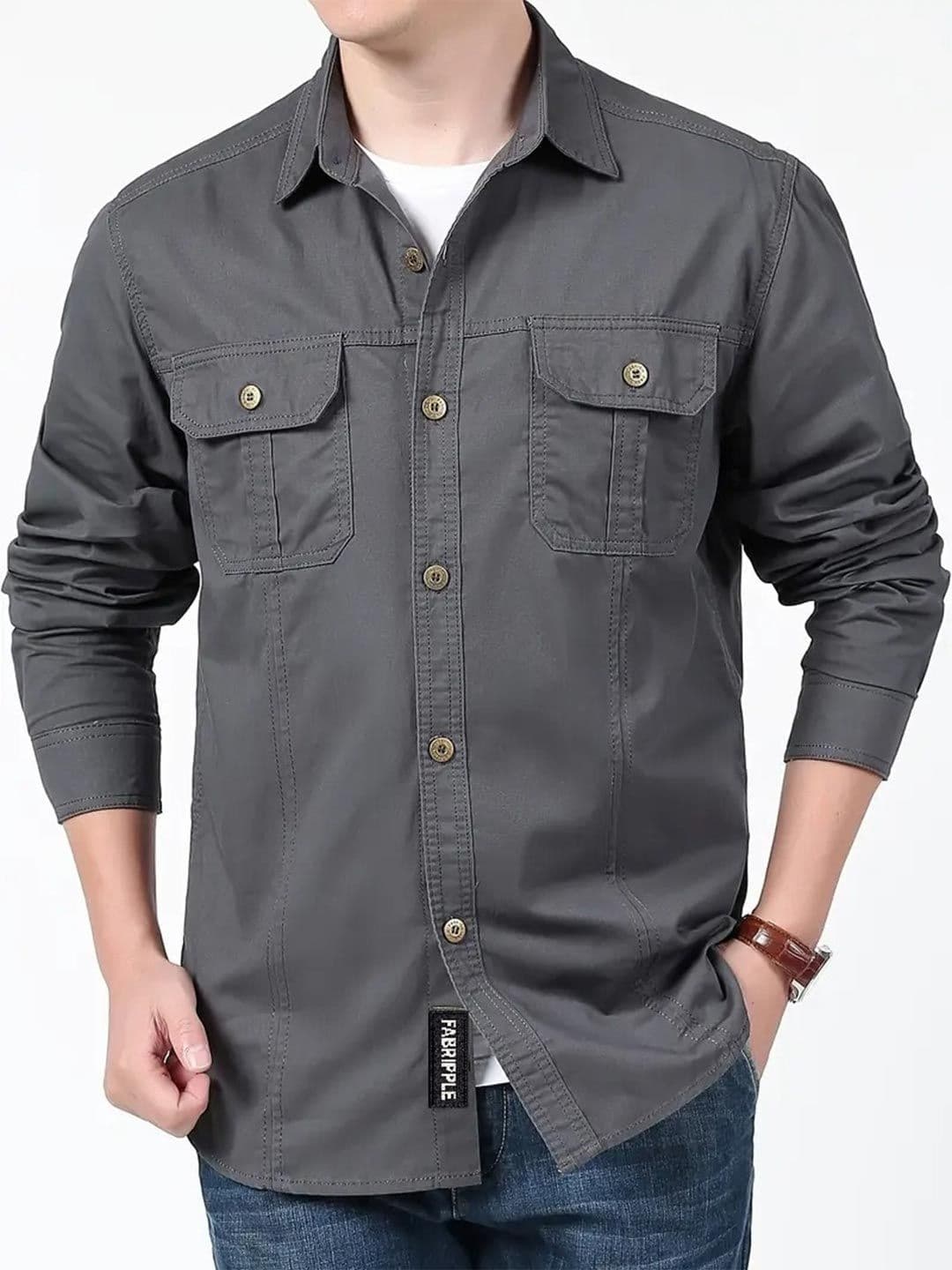 FABRIPPLE Men Classic Casual Shirt - view 1