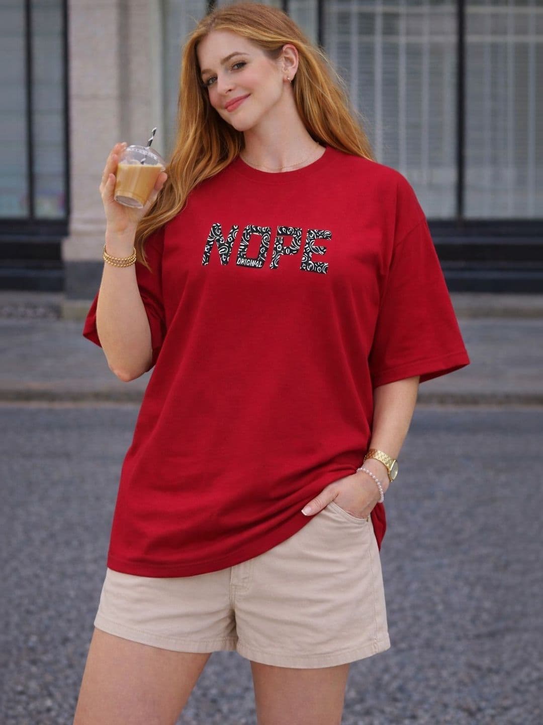 MACK JONNEY Women Printed T-shirt - view 1