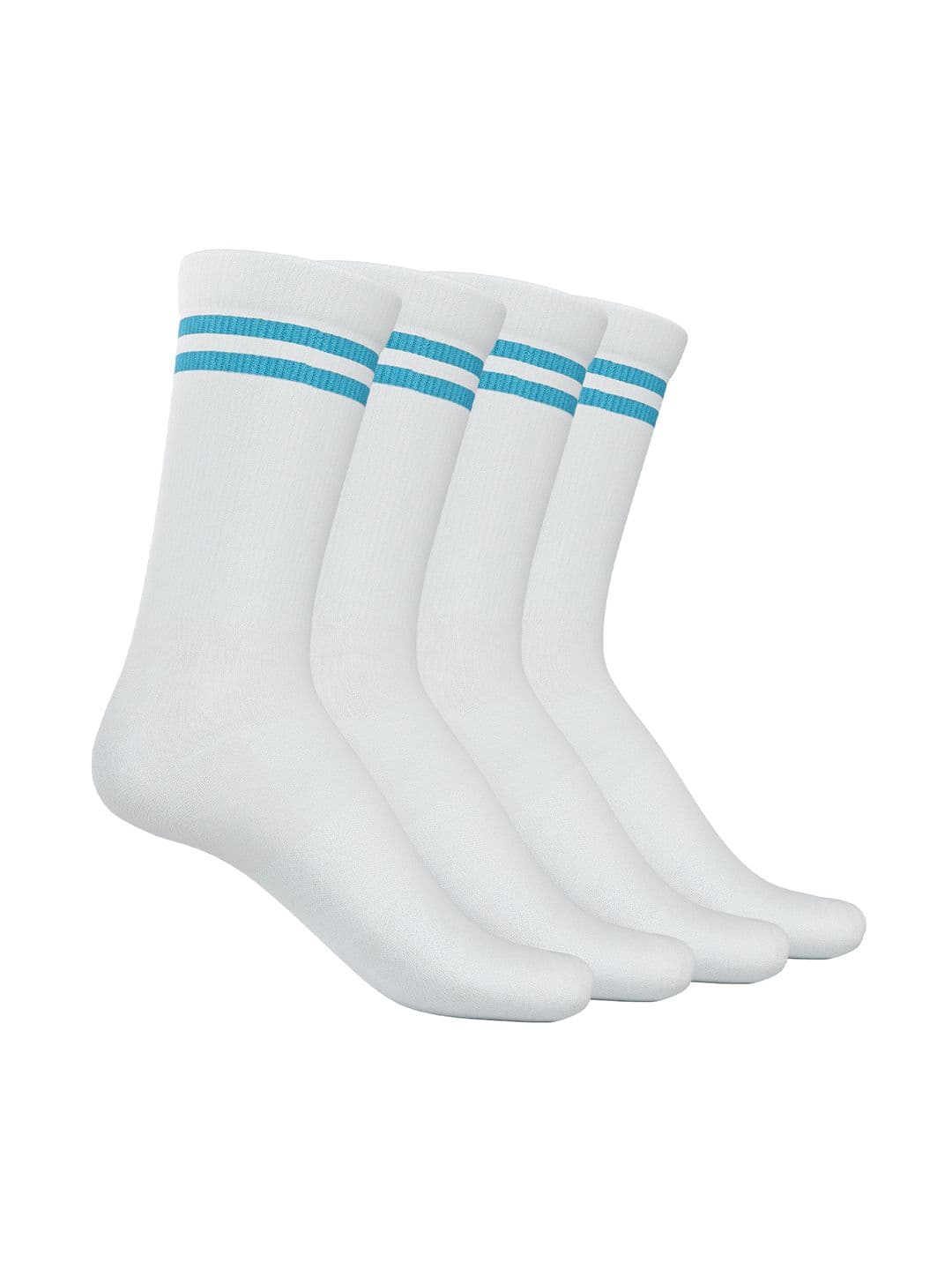 TalkingSox Unisex Pack Of 4 Striped Bamboo Calf-Length Socks - view 1