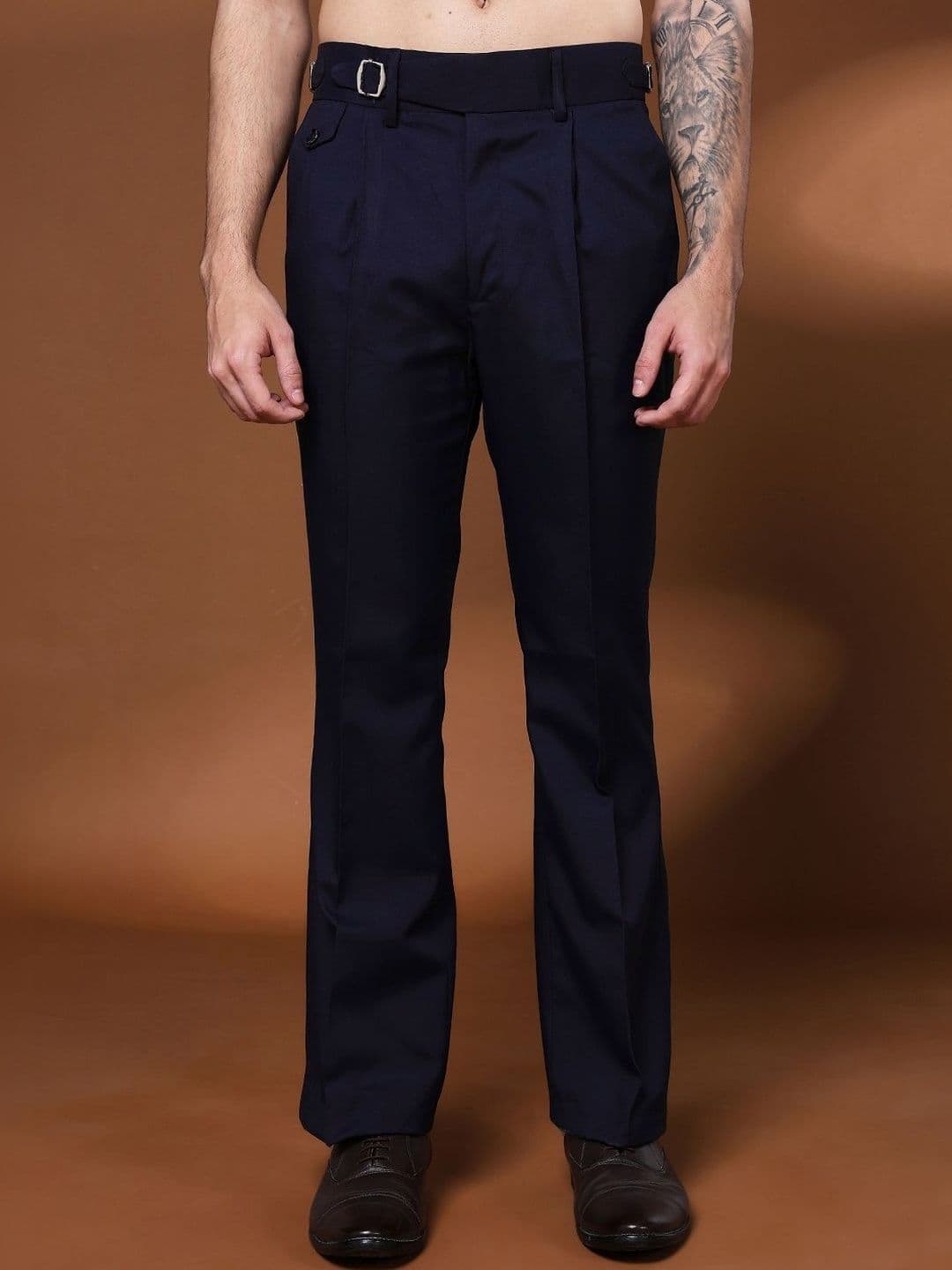 Qlanz Men Italian Pleated Trousers - view 1