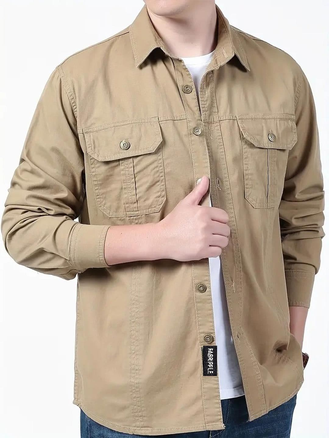FABRIPPLE Men Classic Casual Shirt - view 1