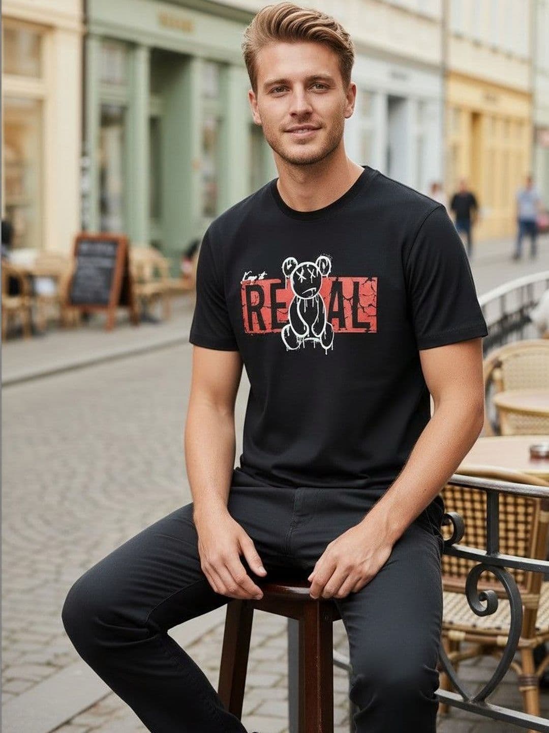 Mast & Harbour Men Printed T-shirt - view 1