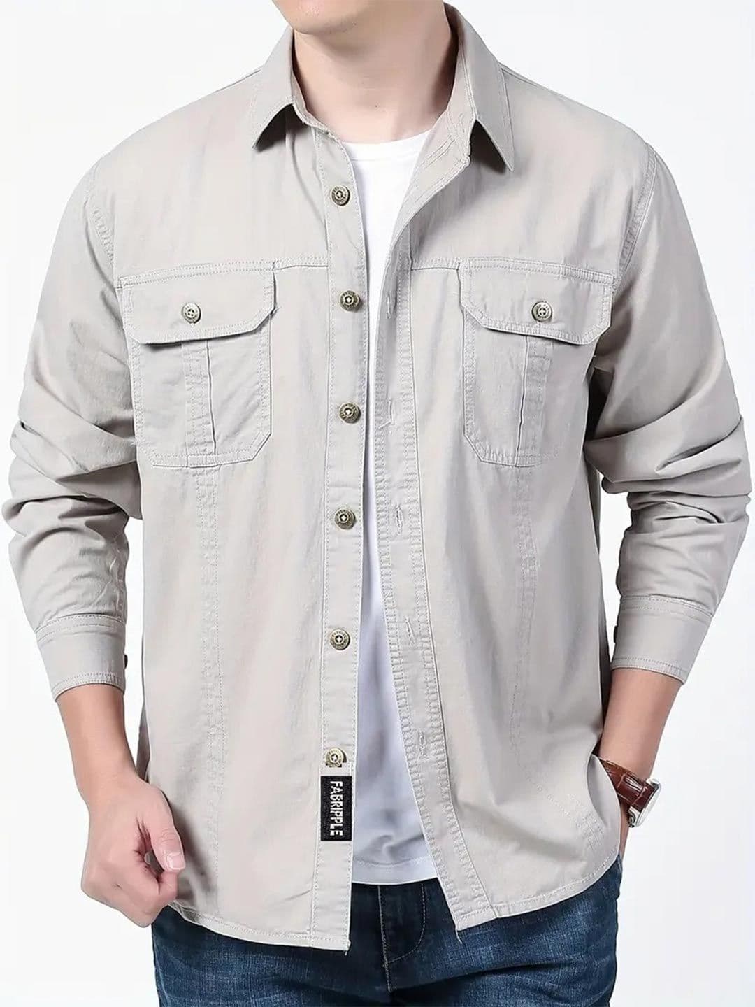 FABRIPPLE Men Classic Casual Shirt - view 1