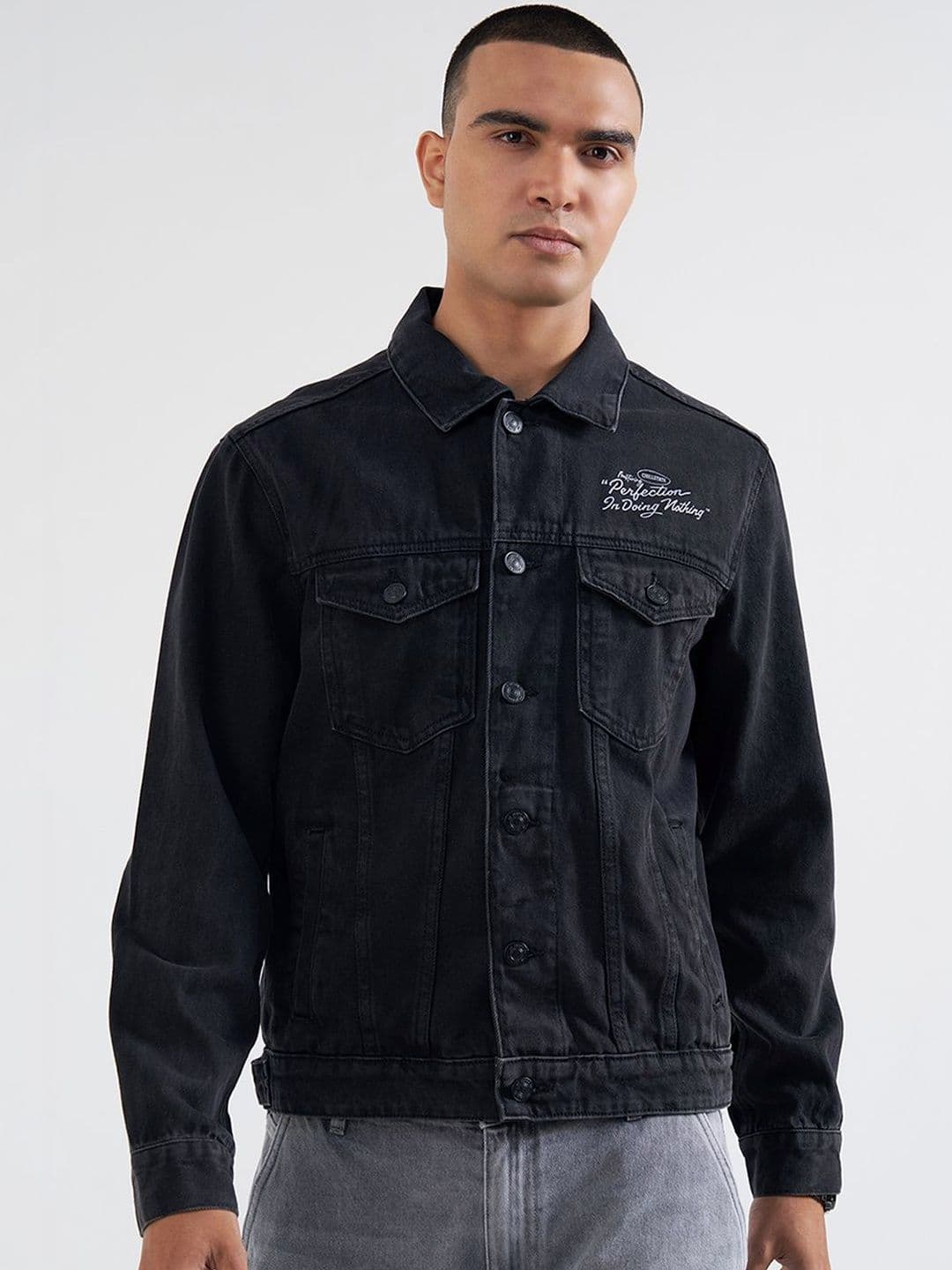 SF JEANS by Pantaloons Men Long Sleeves Woven Jacket - view 1
