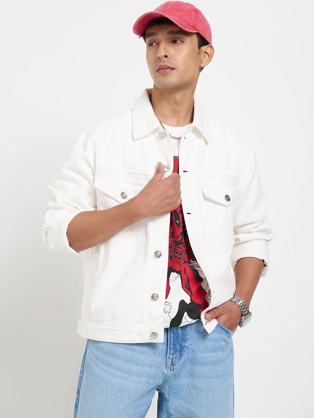 SF JEANS by Pantaloons Men Long Sleeves Woven Jacket - view 1