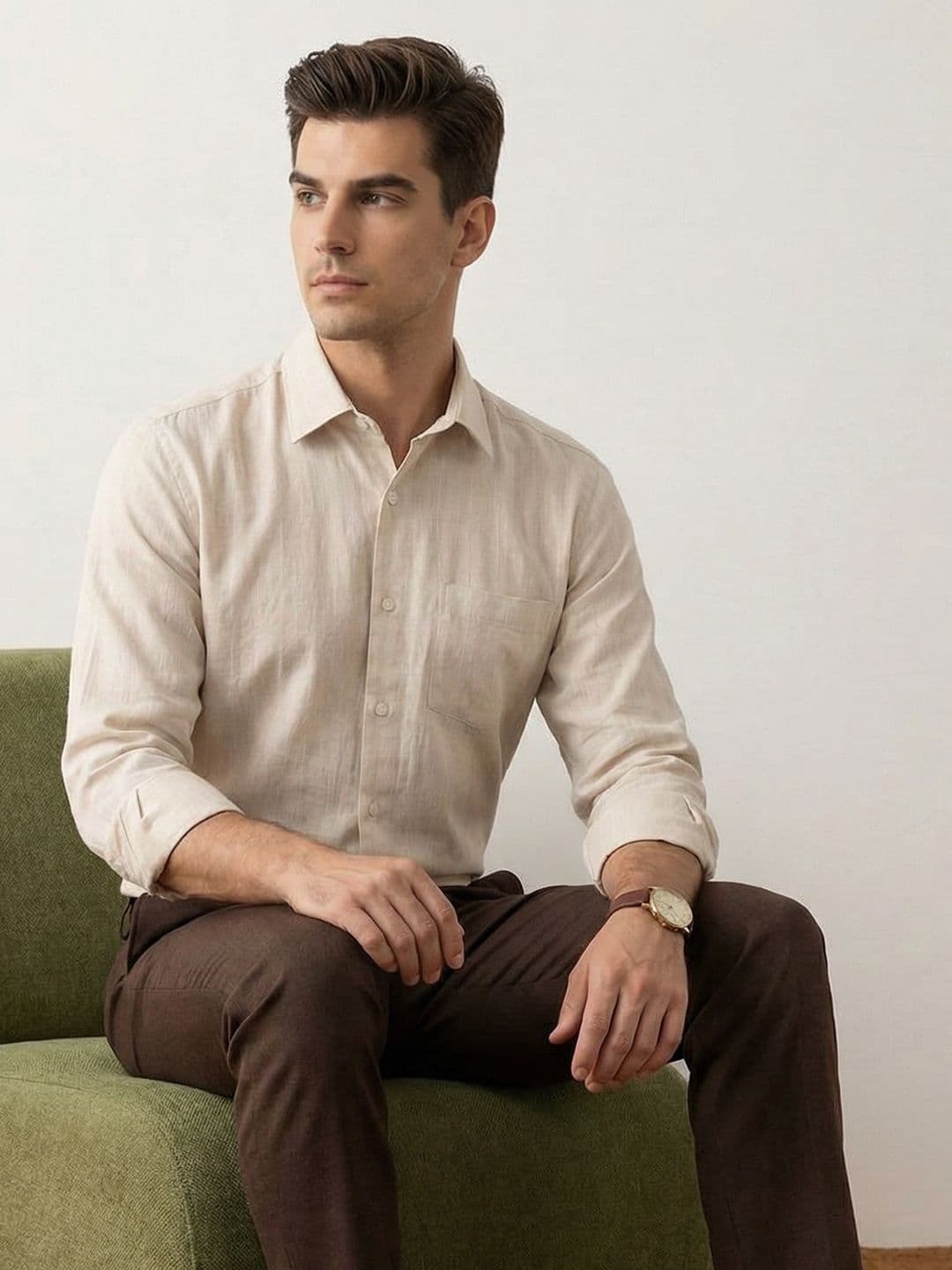 INVICTUS Textured Slim Fit Formal Shirt - view 1