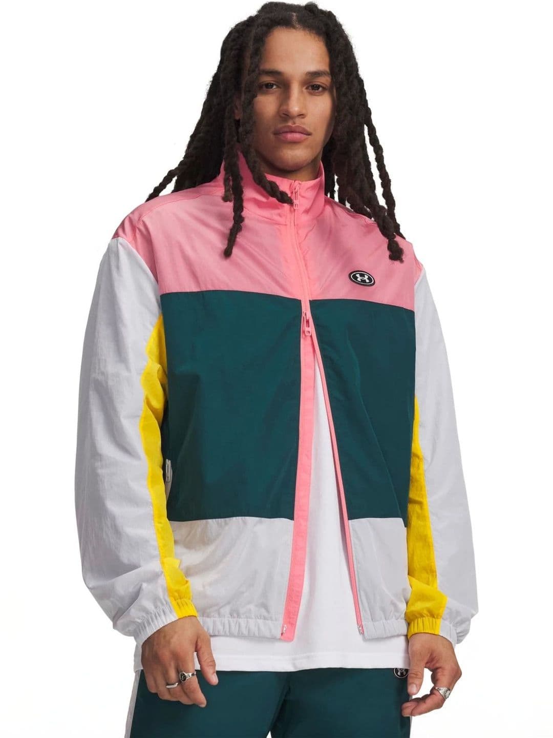 UNDER ARMOUR Colourblocked Icon Woven Track Full Zip Jacket - view 1