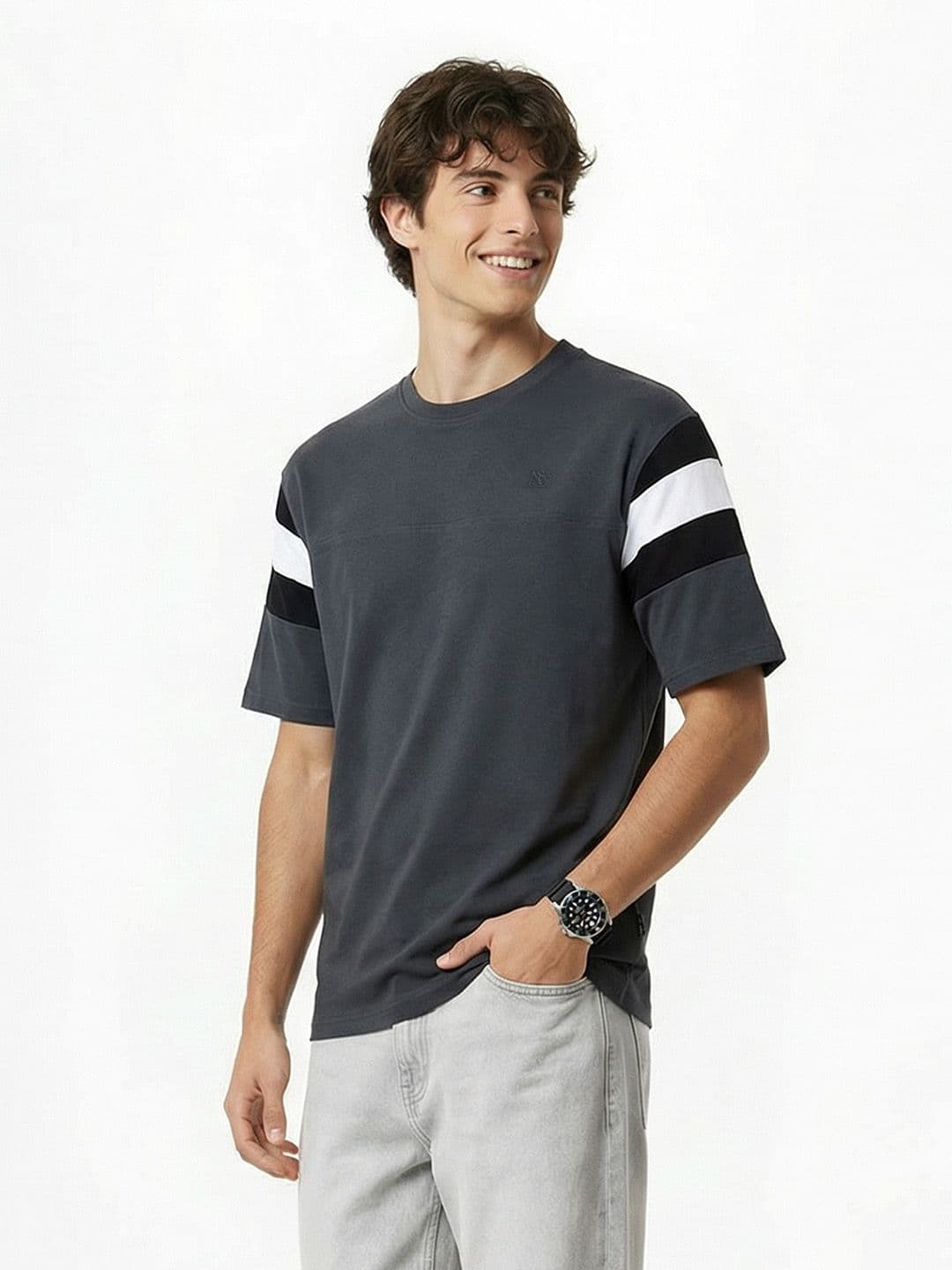 Aeropostale Relaxed Fit Pure Cotton T-shirt - view 1