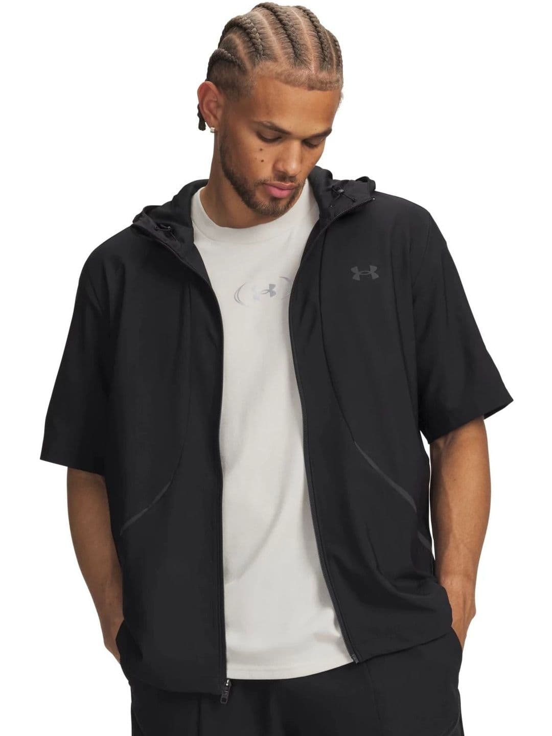 UNDER ARMOUR Unstoppable Woven Short Sleeve Jacket - view 1