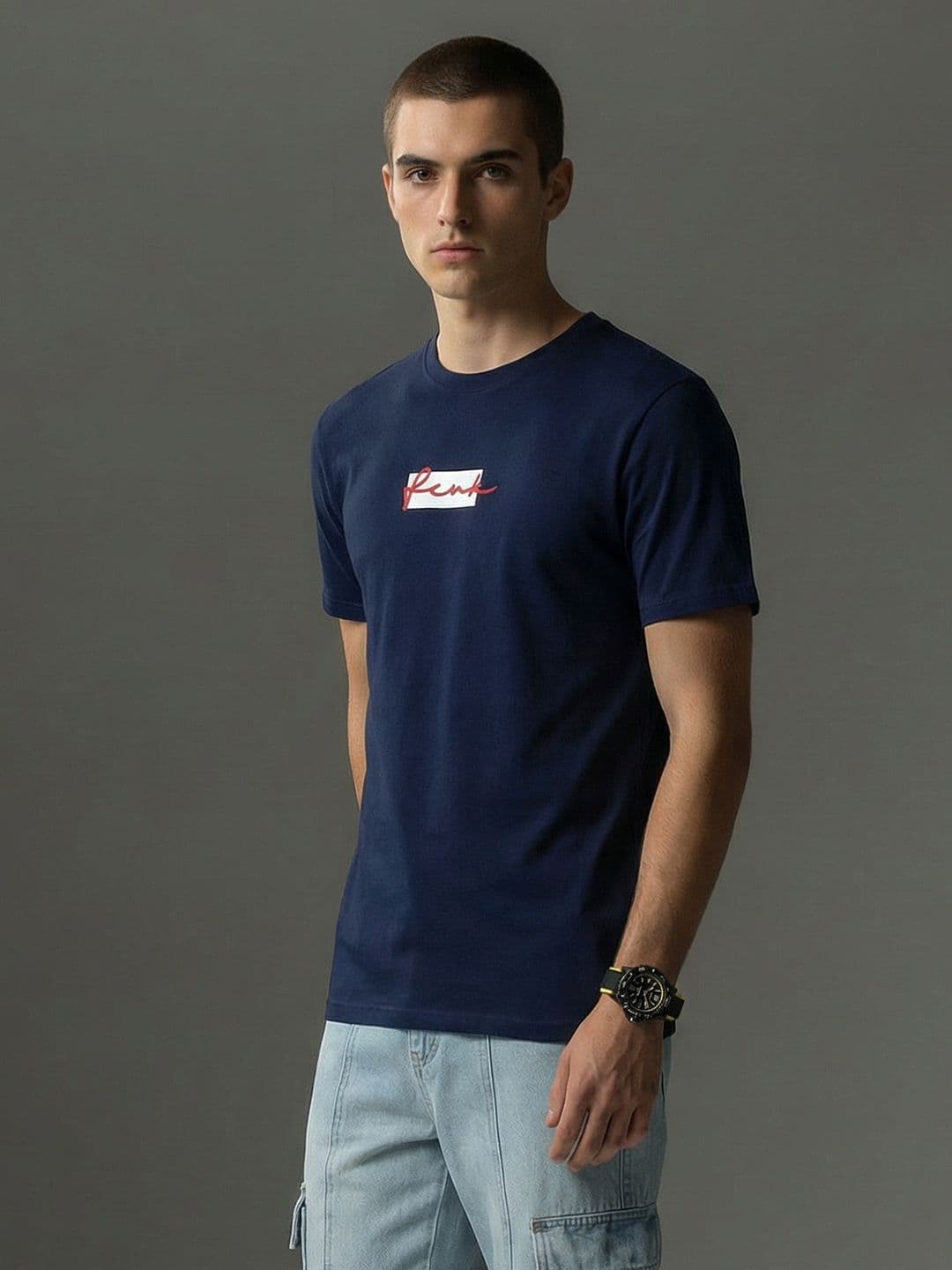 FCUK Brand Logo Printed T-shirt - view 1