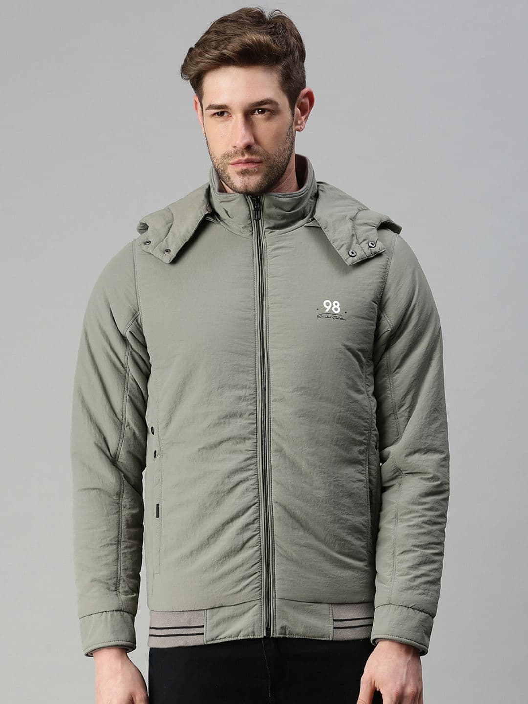 SHOWOFFFF Men Brand Logo Lightweight Puffer Jacket - view 1