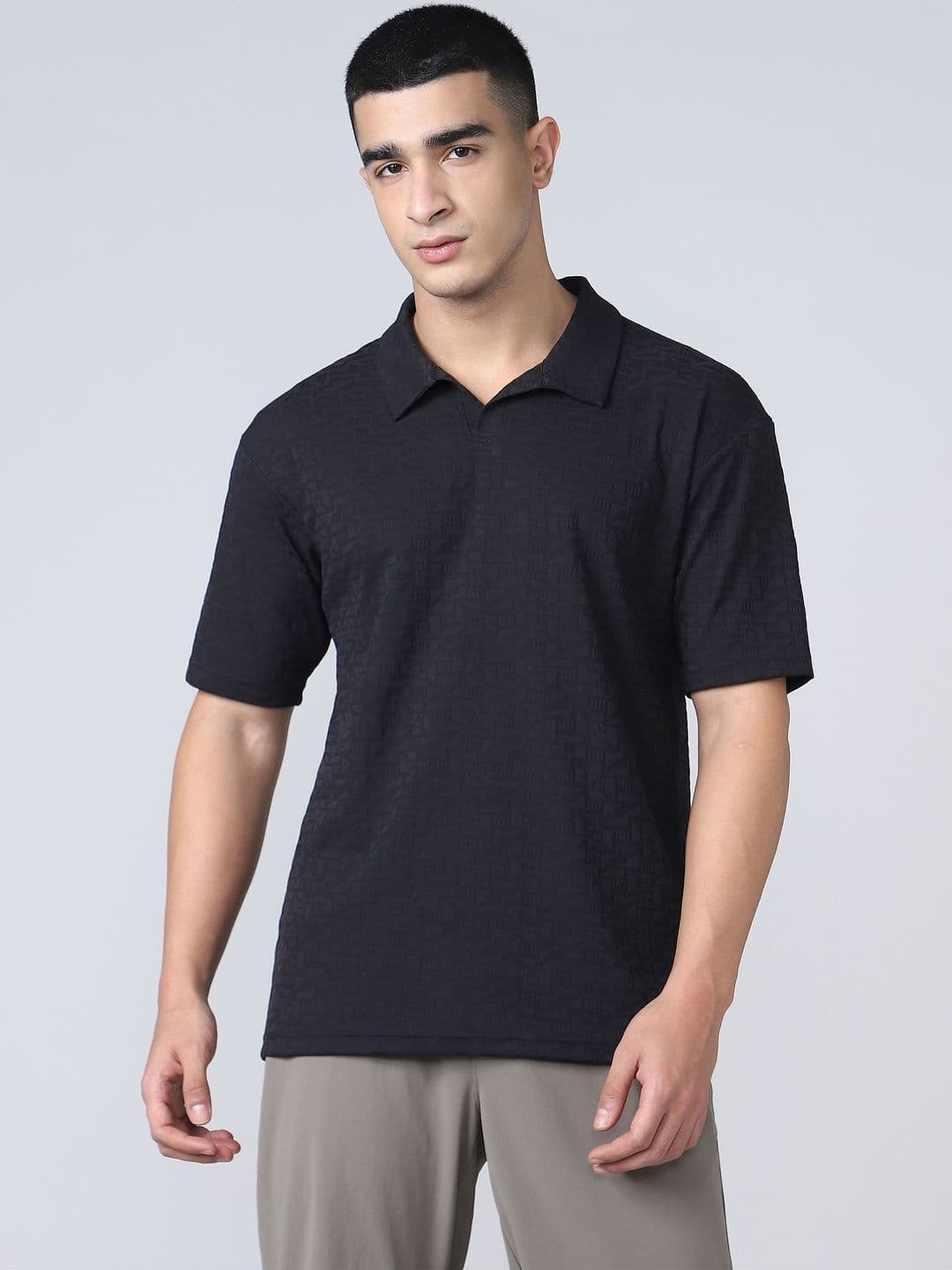 Technosport Men Polo Collar Slim Fit T-shirt - view 1