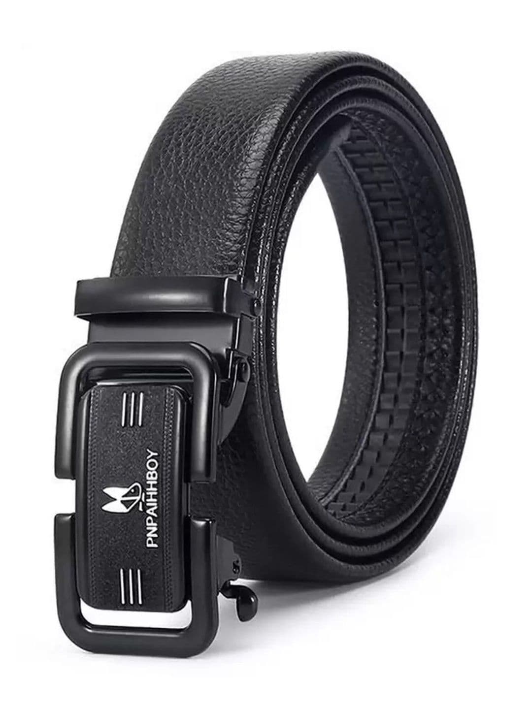 The Roadster Lifestyle Co Textured Belt With Auto lock Buckle - view 1