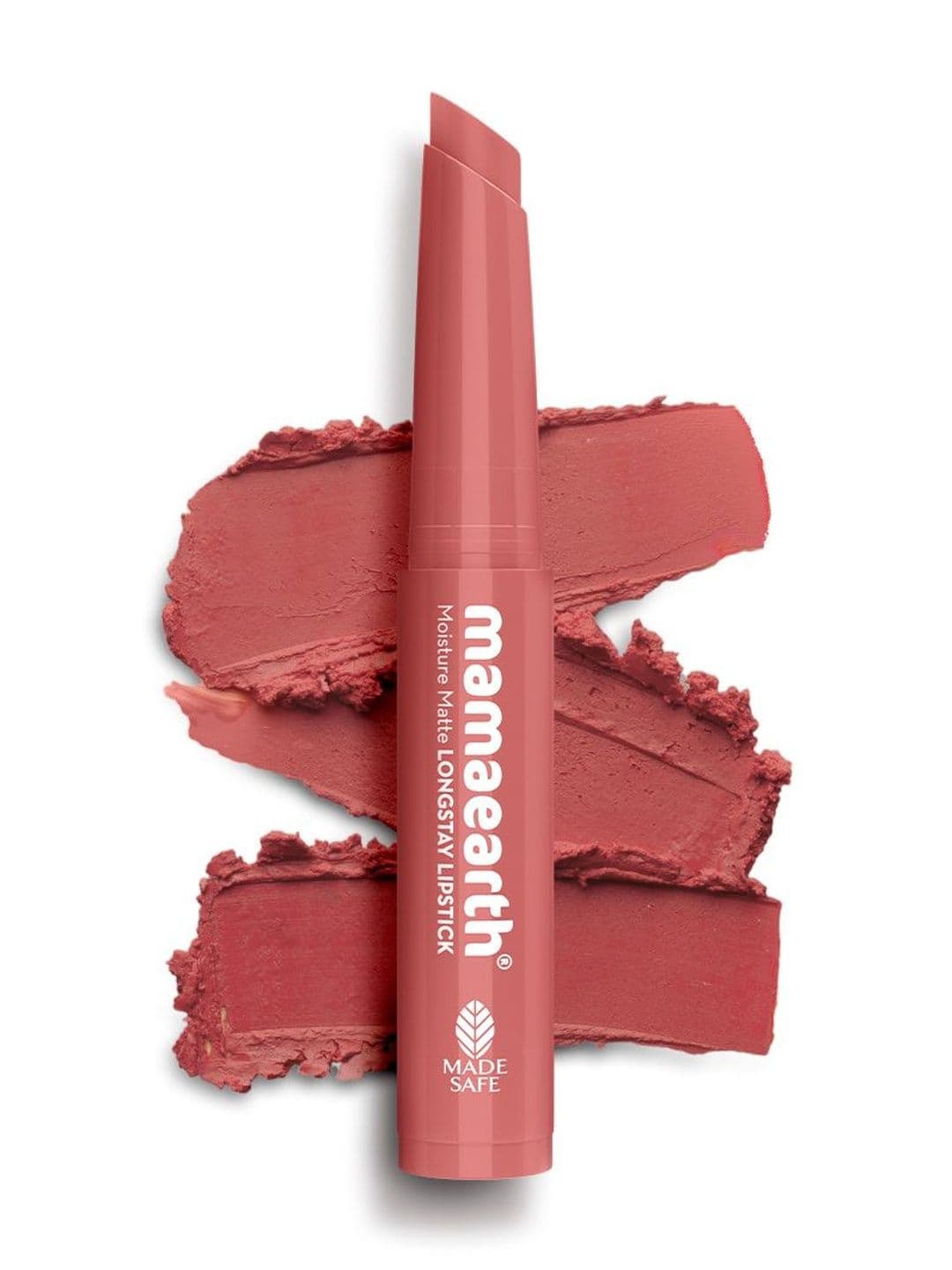 Mamaearth Moisture Matte Longstay Mini Lipstick with Vitamin E - Bubblegum Nude - 0.7 g - view 1