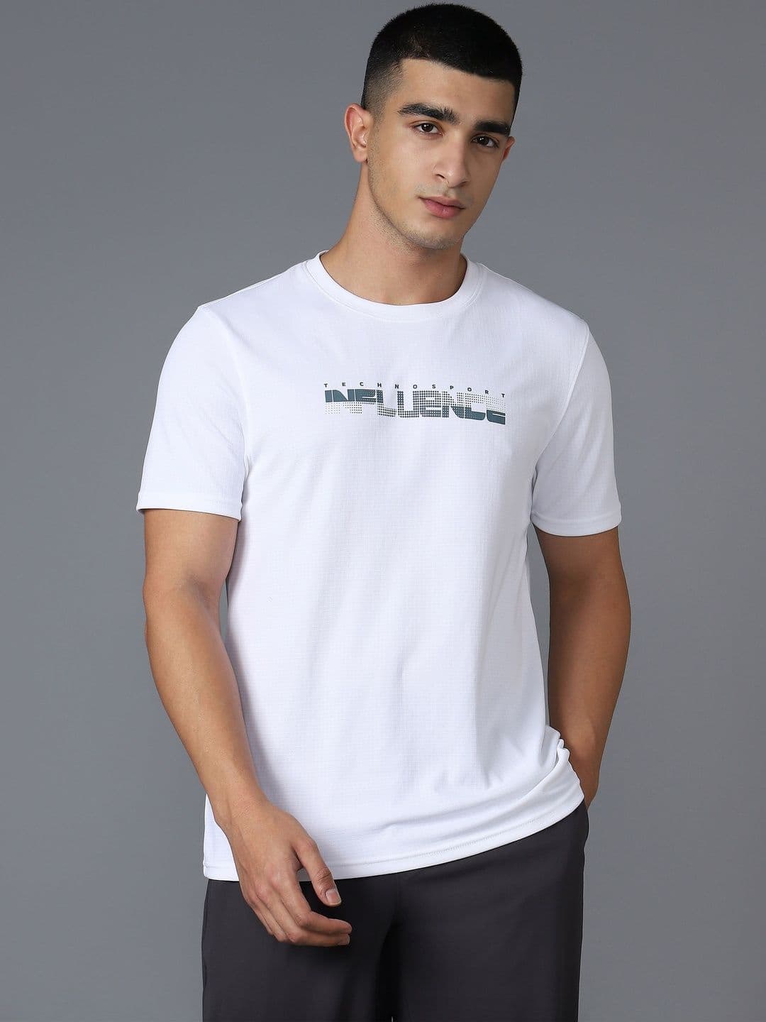 Technosport Men Typography Printed T-shirt - view 1