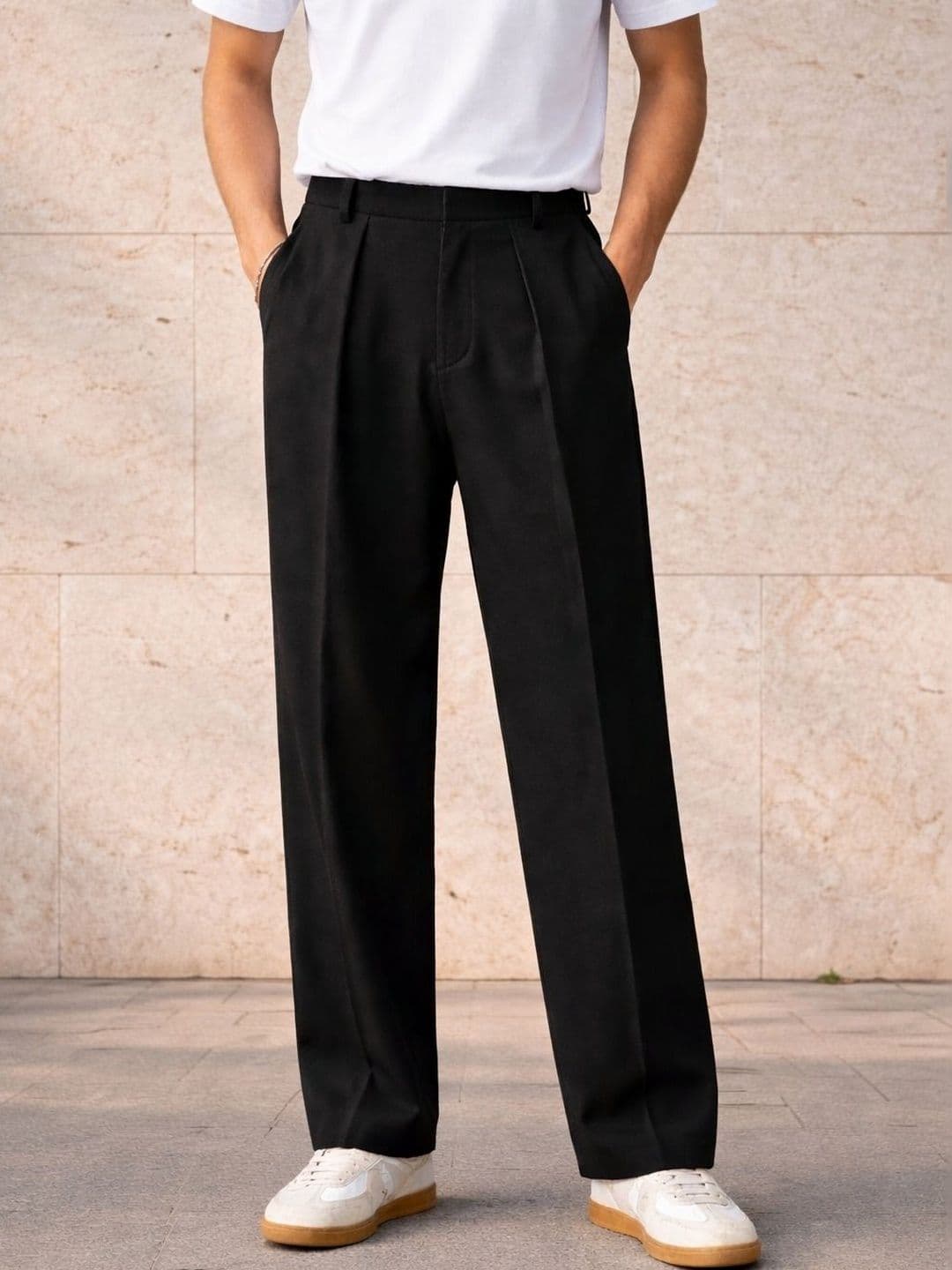 NOWI Men Pleated Trousers - view 1