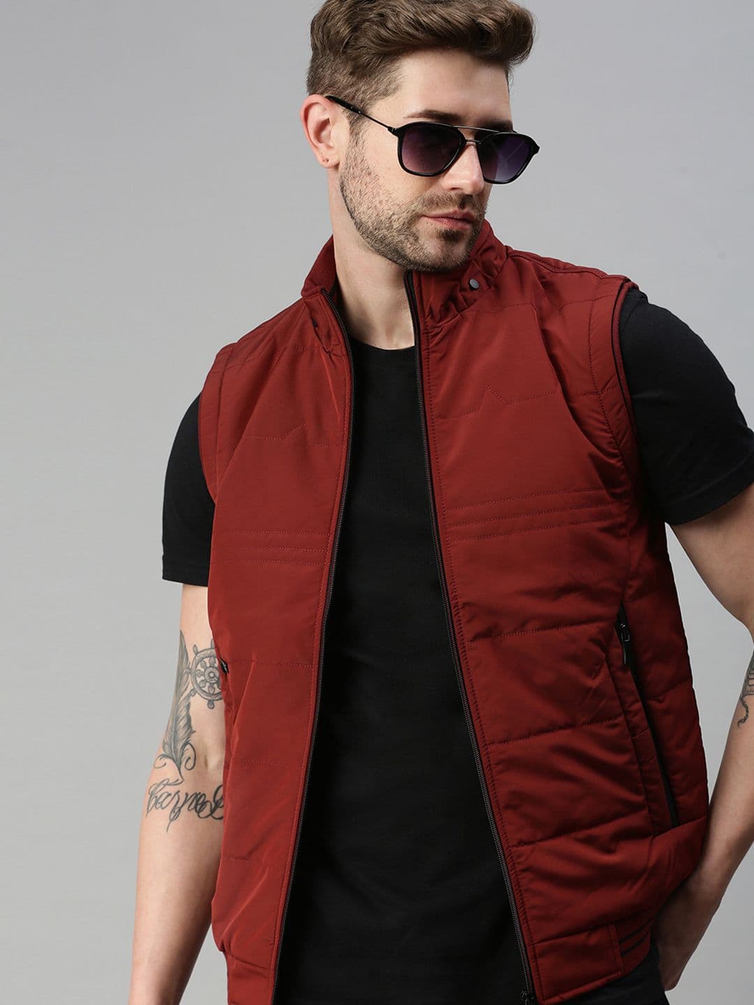 SHOWOFFFF Men Windcheater Puffer Jacket - view 1