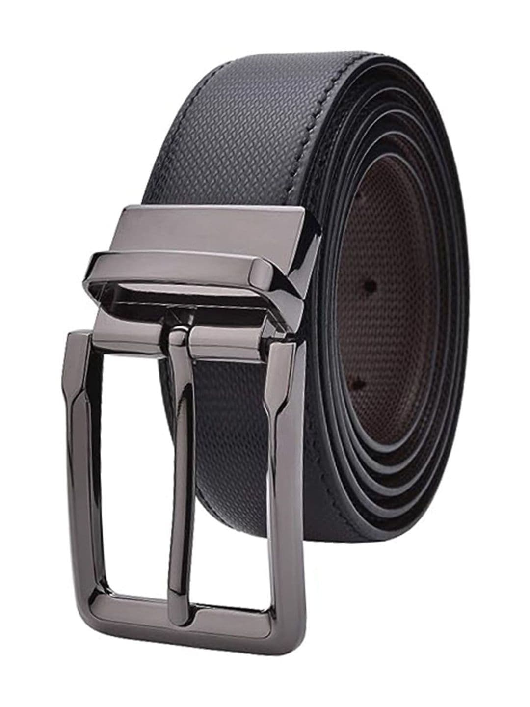 The Roadster Lifestyle Co Men Textured Formal Belts - view 1
