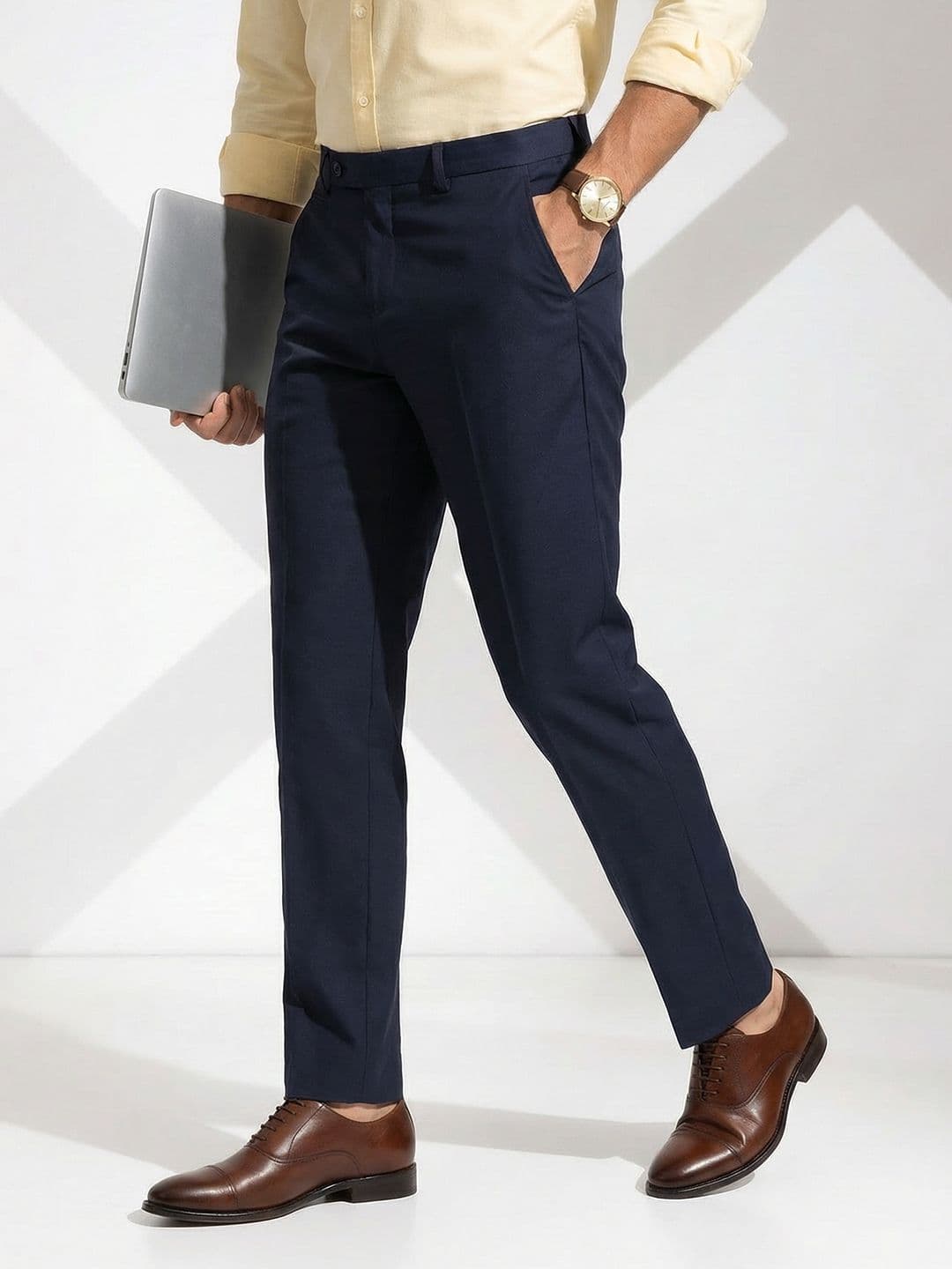 INVICTUS Men Slim Fit Formal Trousers - view 1