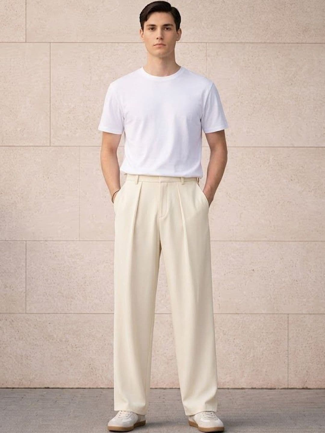 NOWI Men Pleated Trousers - view 1