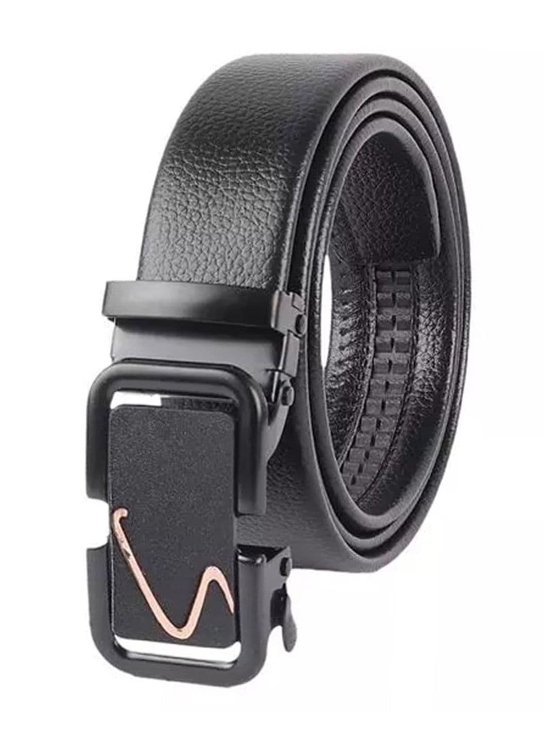 The Roadster Lifestyle Co Textured Belt With Auto lock Buckle - view 1