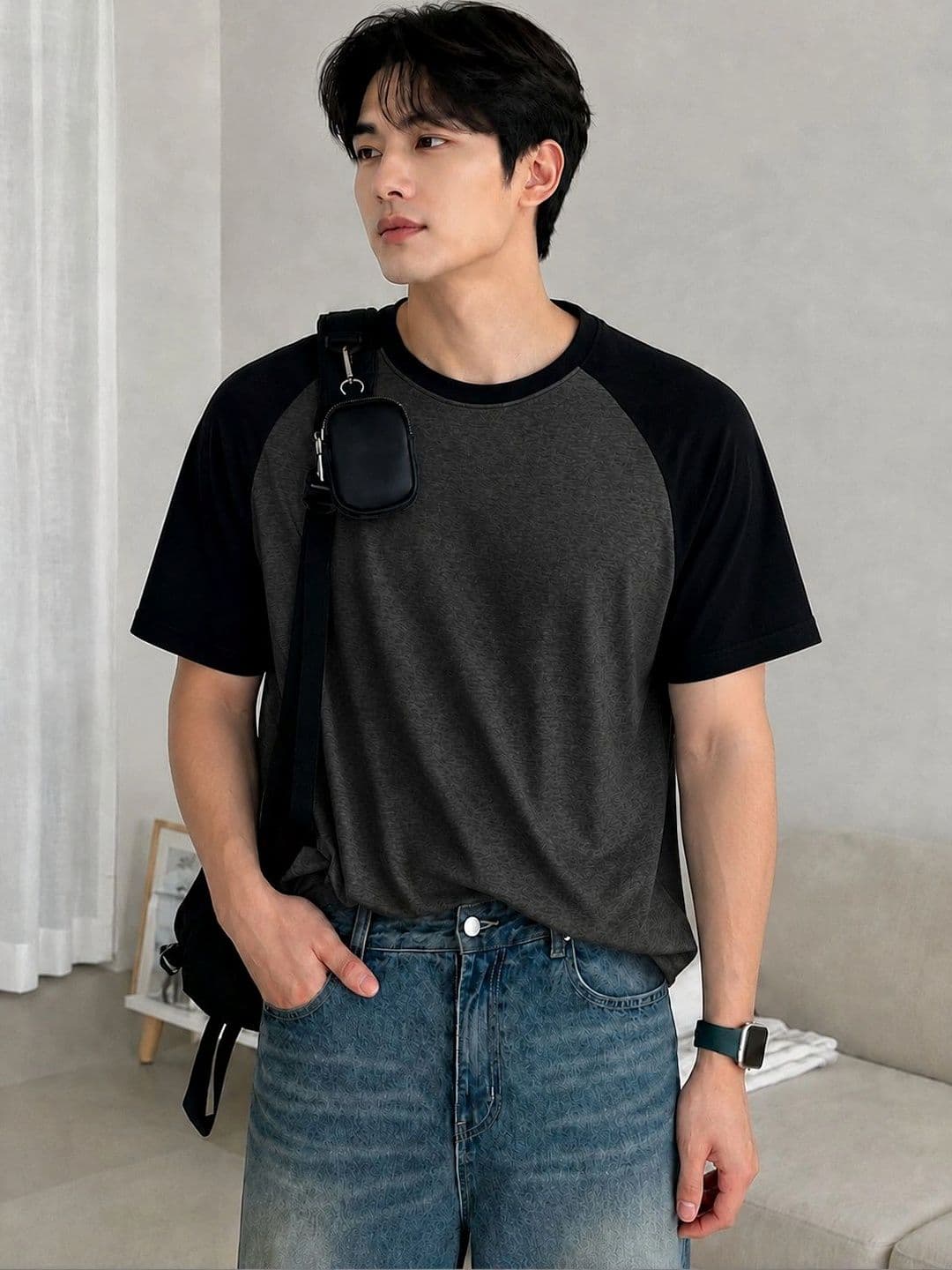 WRODSS Men Colourblocked T-shirt - view 1