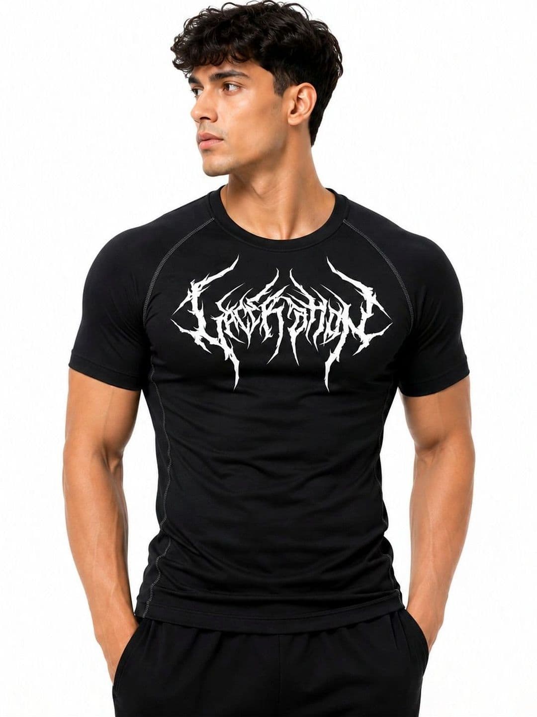 WAYUP Men Printed Dri-FIT Compression T-shirt - view 1