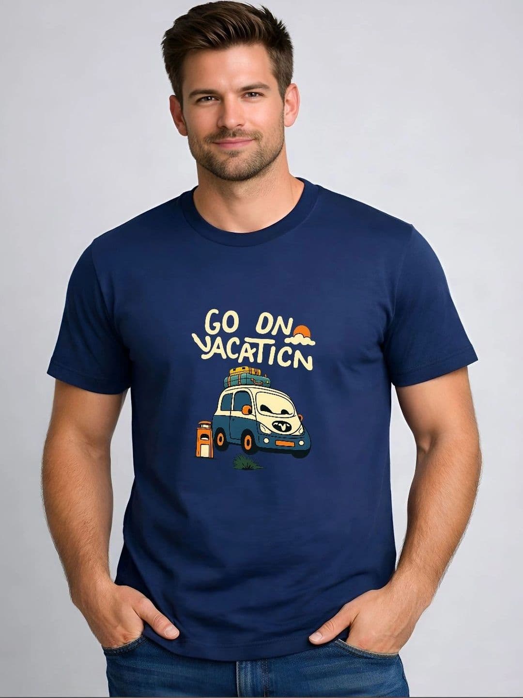 HESHA Men Typography Printed T-shirt - view 1