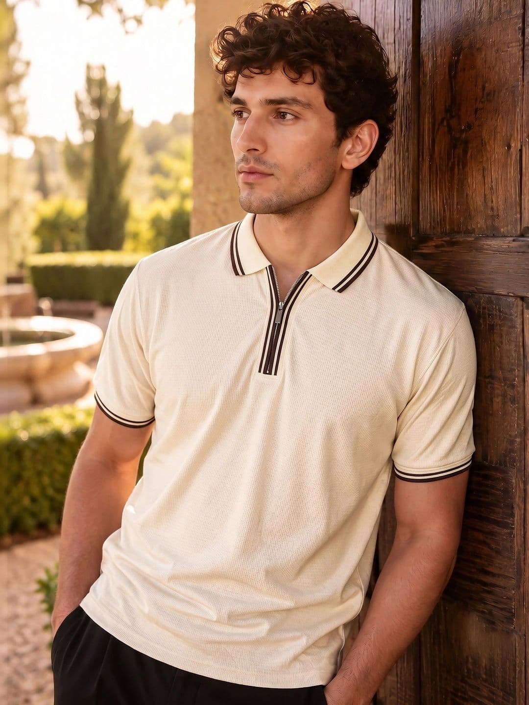 Beyoung Men Polo Collar T-shirt - view 1