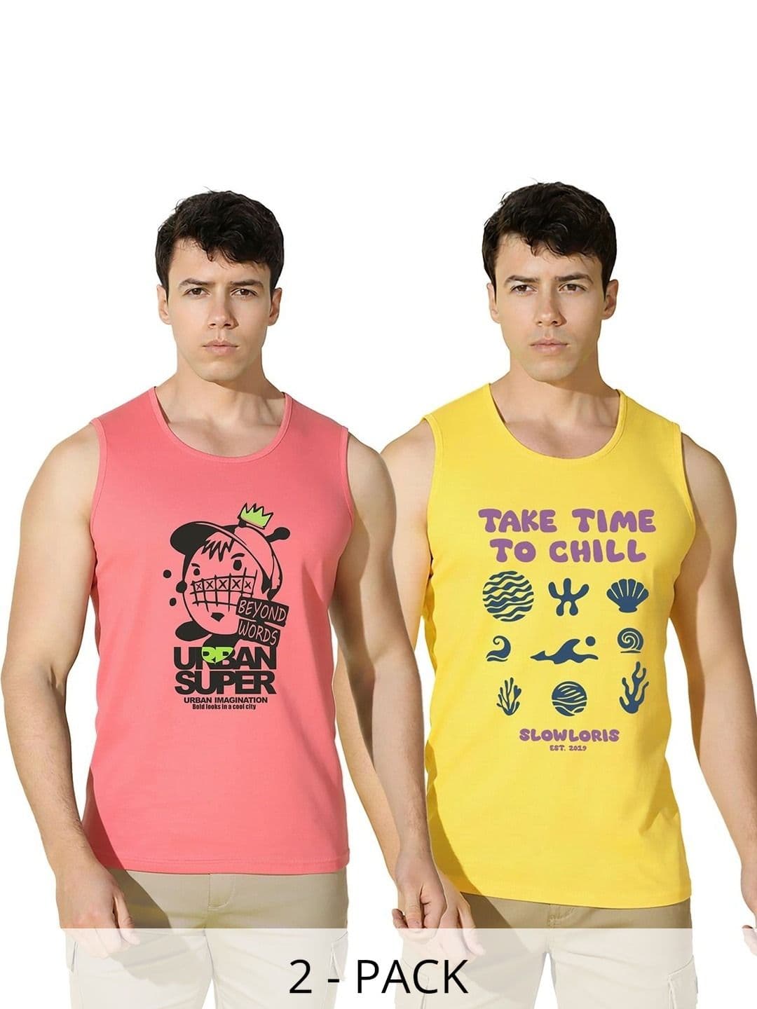 SLOWLORIS Men 2 Printed T-shirt - view 1