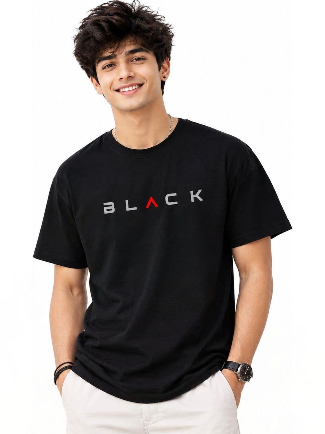 Jercy brand Men Typography Printed Pure Cotton T-shirt - view 1