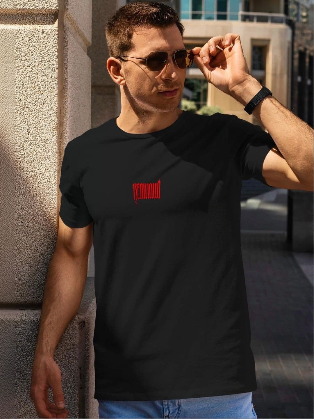 MERCHX Unisex Typography Printed T-shirt - view 1