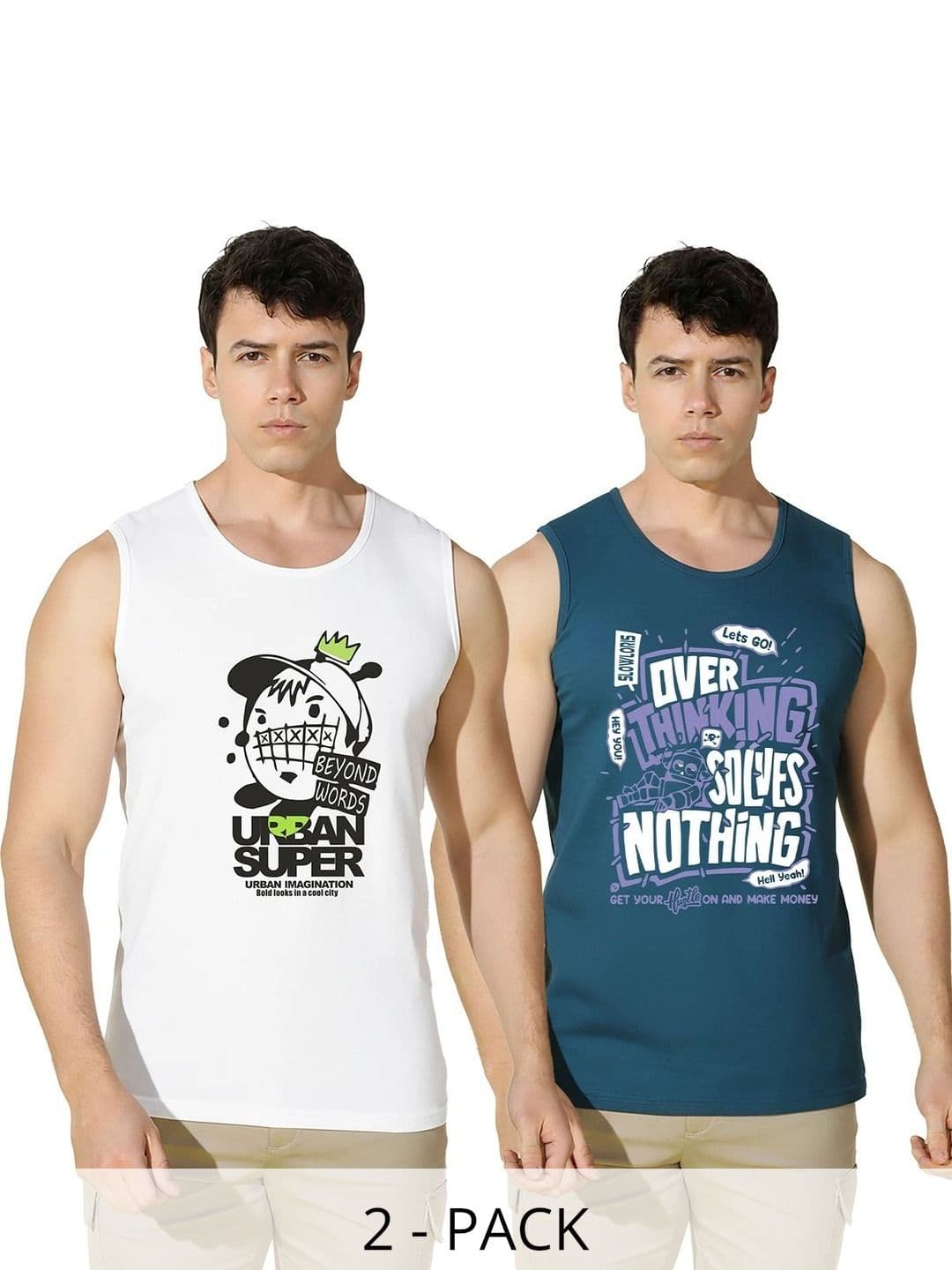 SLOWLORIS Men 2 Printed T-shirt - view 1