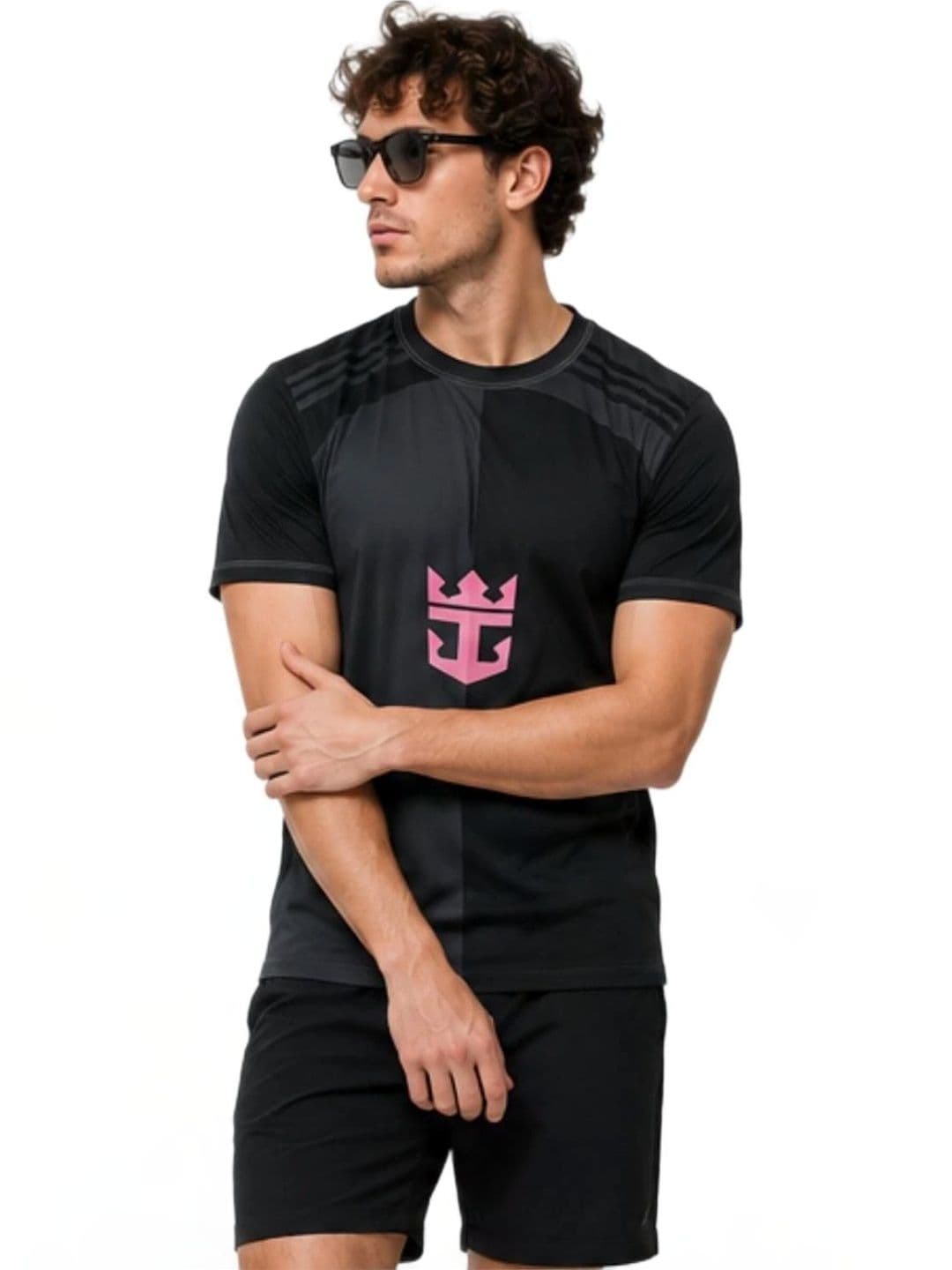 teky Men Brand Logo Colourblocked T-shirt - view 1