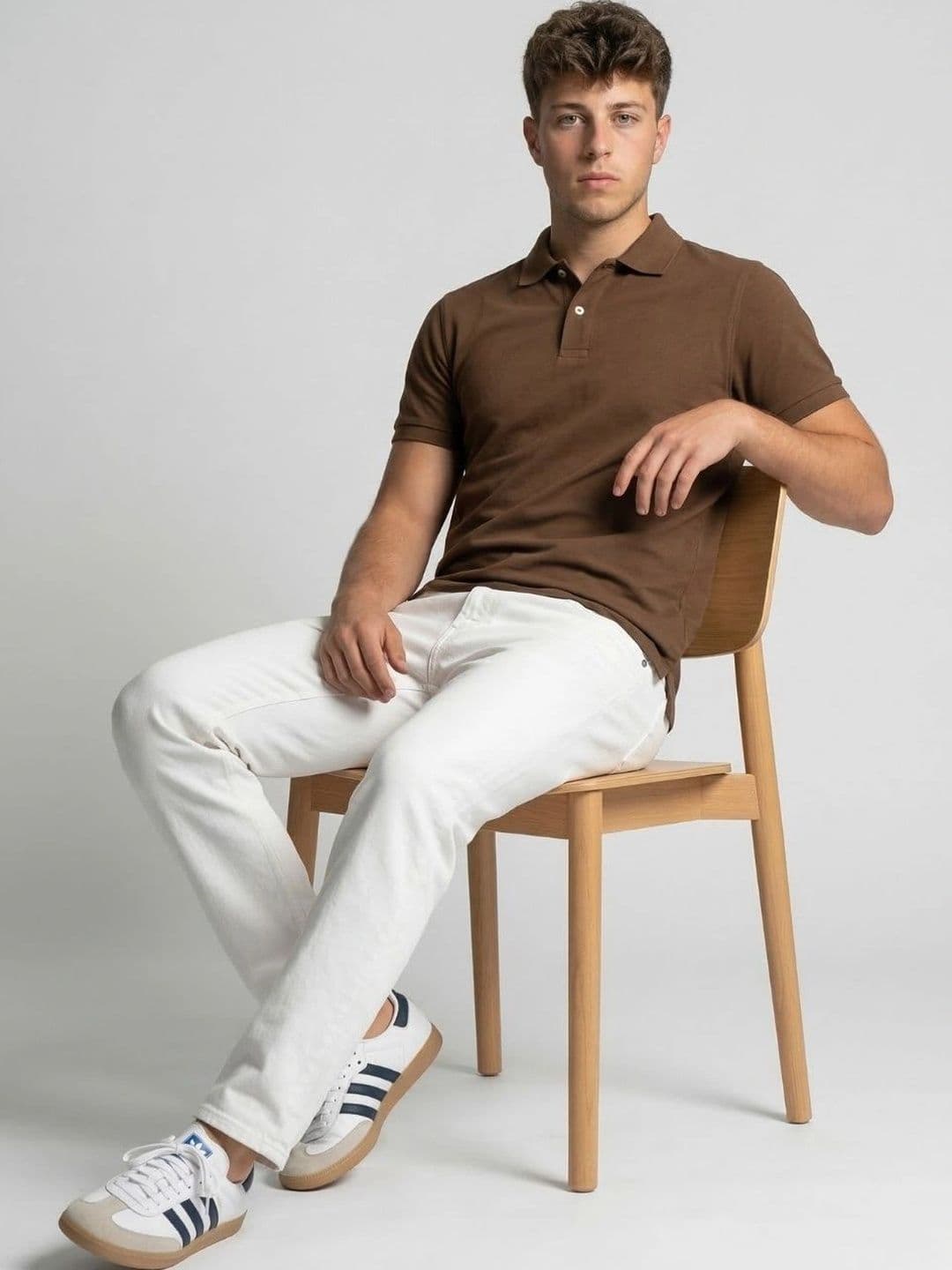 HERE&NOW Men Polo Collar T-shirt - view 1